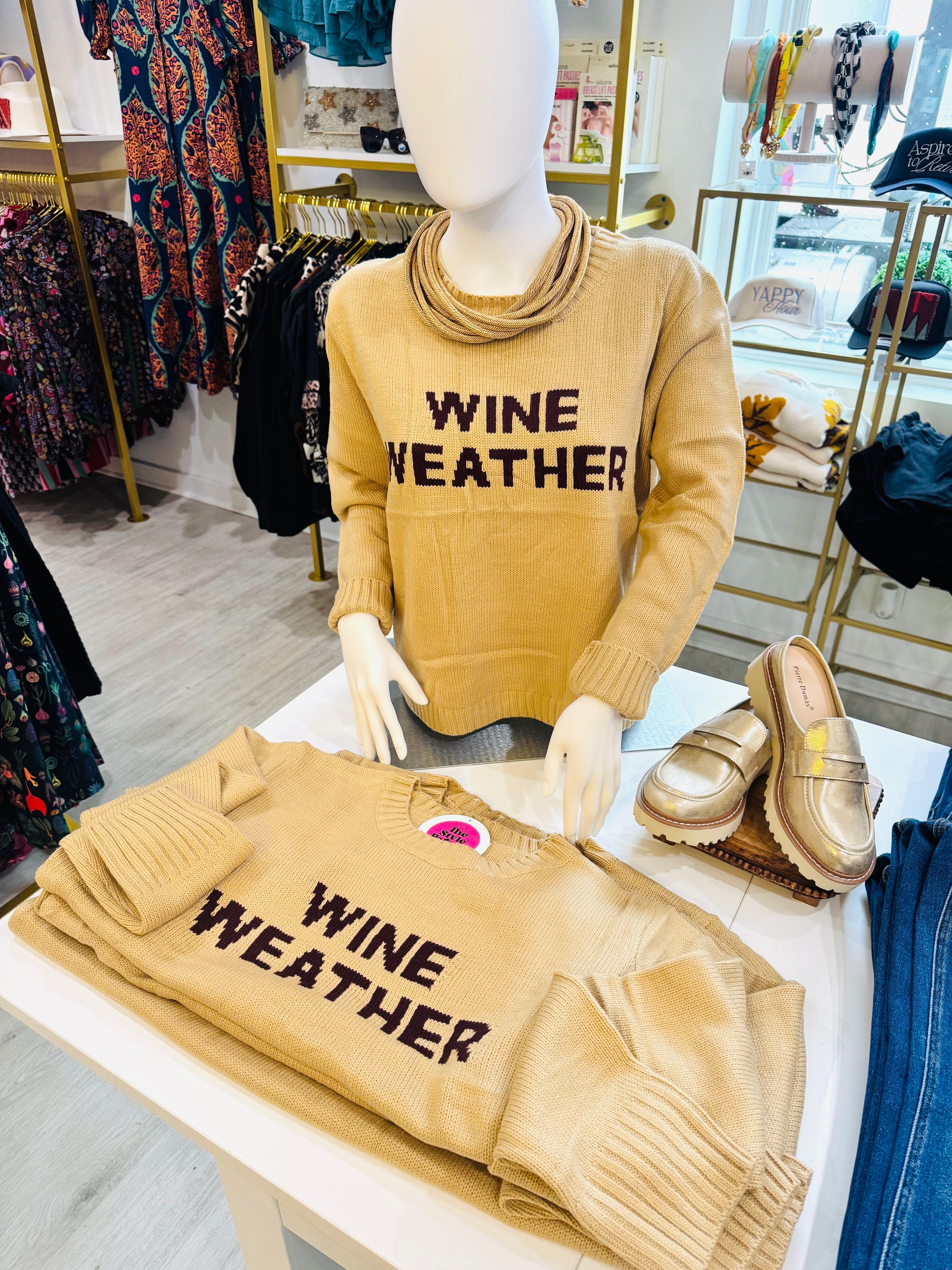 Wine Weather Sweater