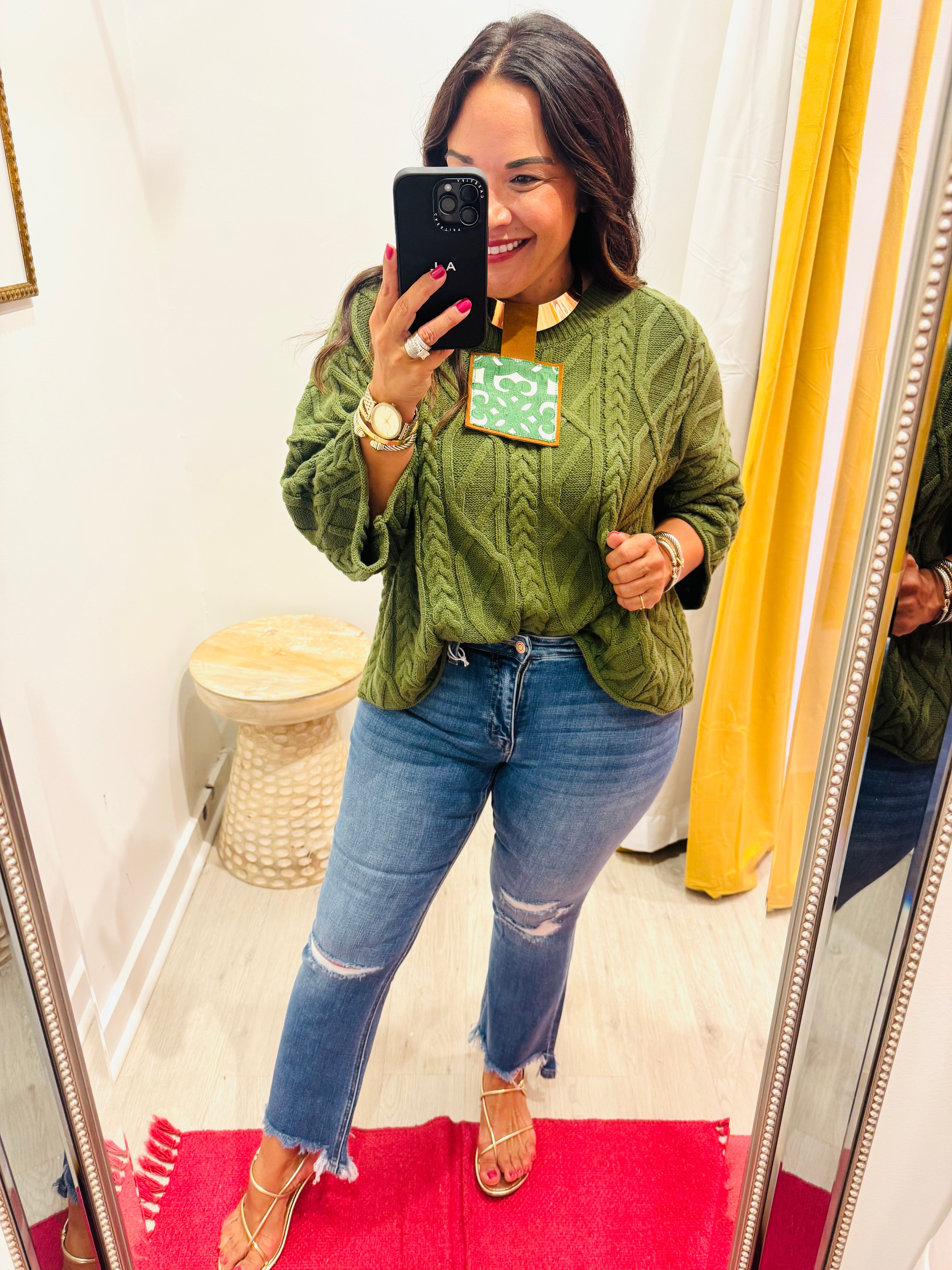 Fiona Mid Rise Crop Flare by Flying Monkey
