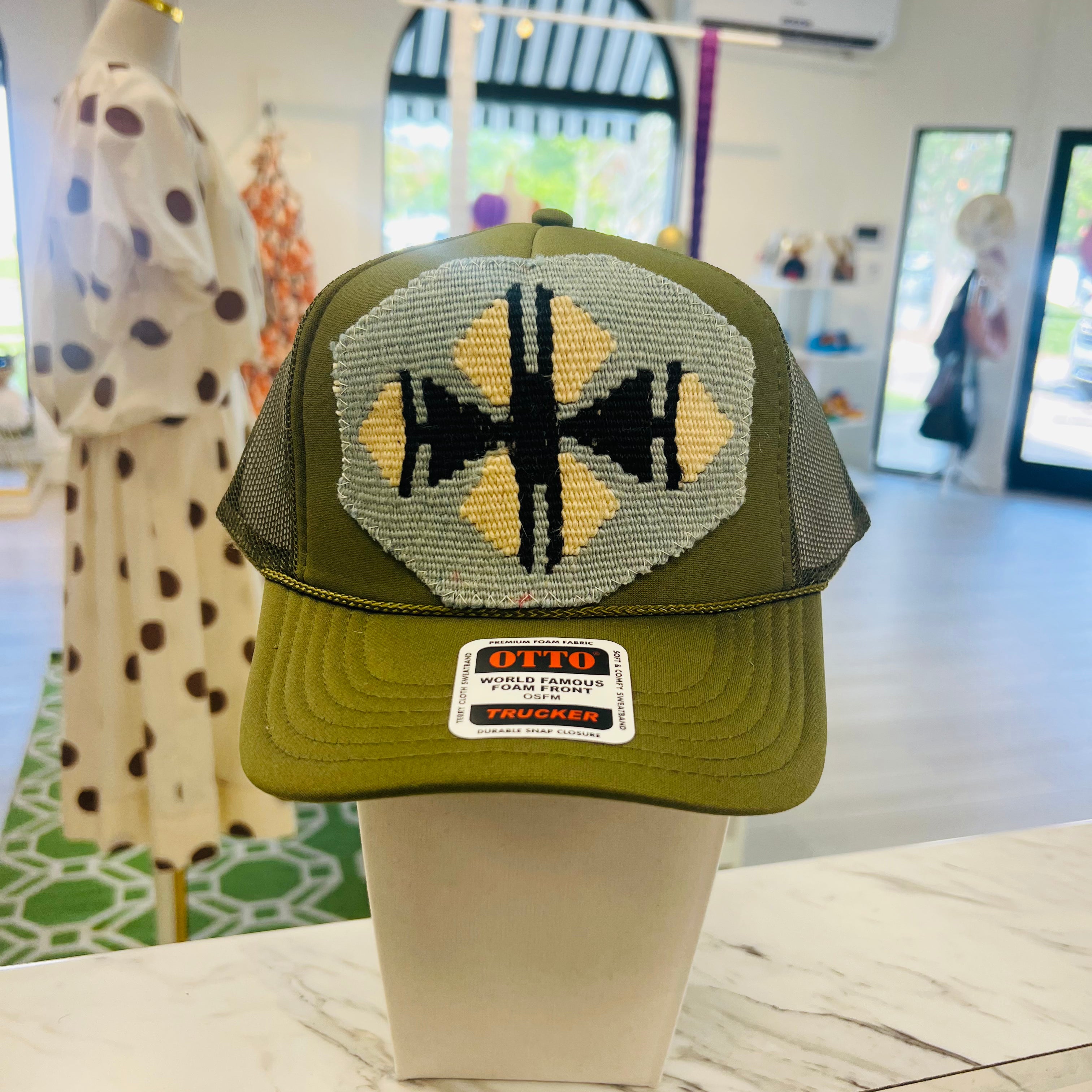 ORIJINAL Trucker Hat in Olive - Blue/White/Navy