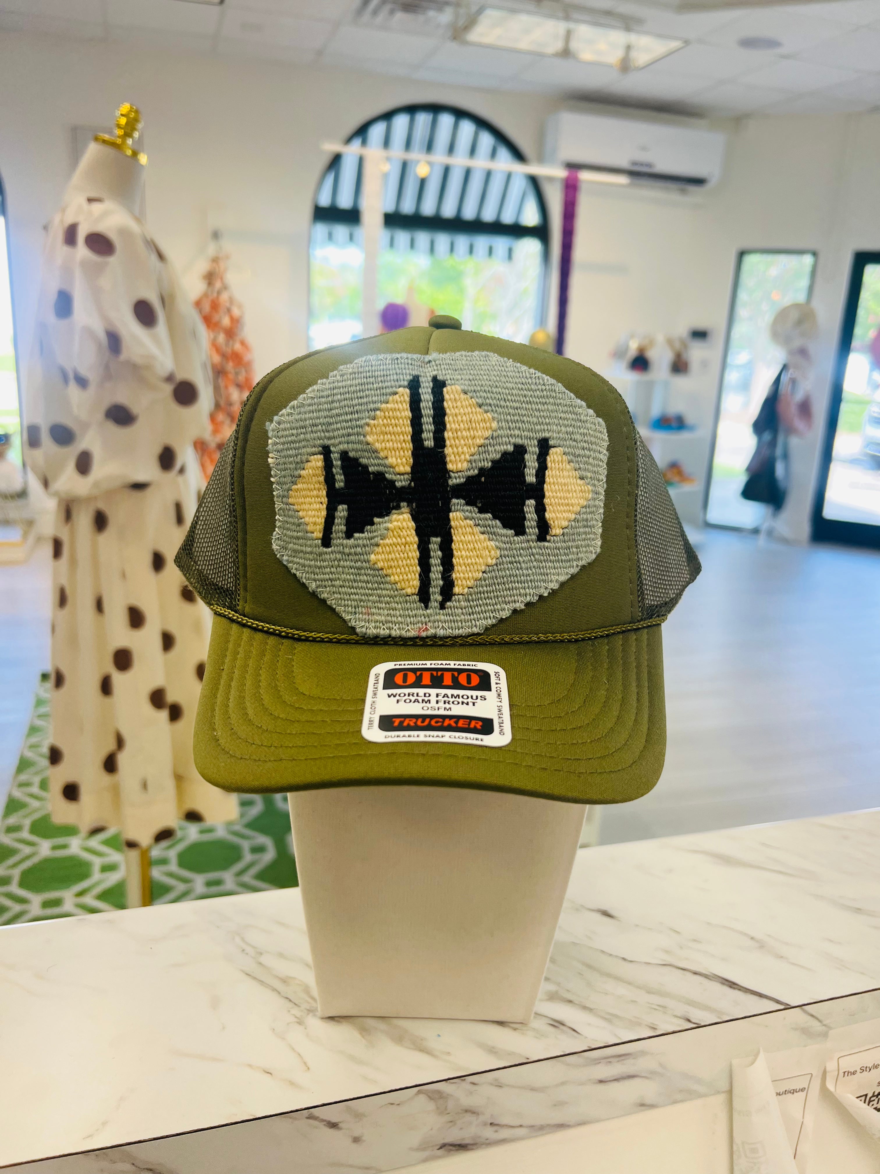 ORIJINAL Trucker Hat in Olive - Blue/White/Navy