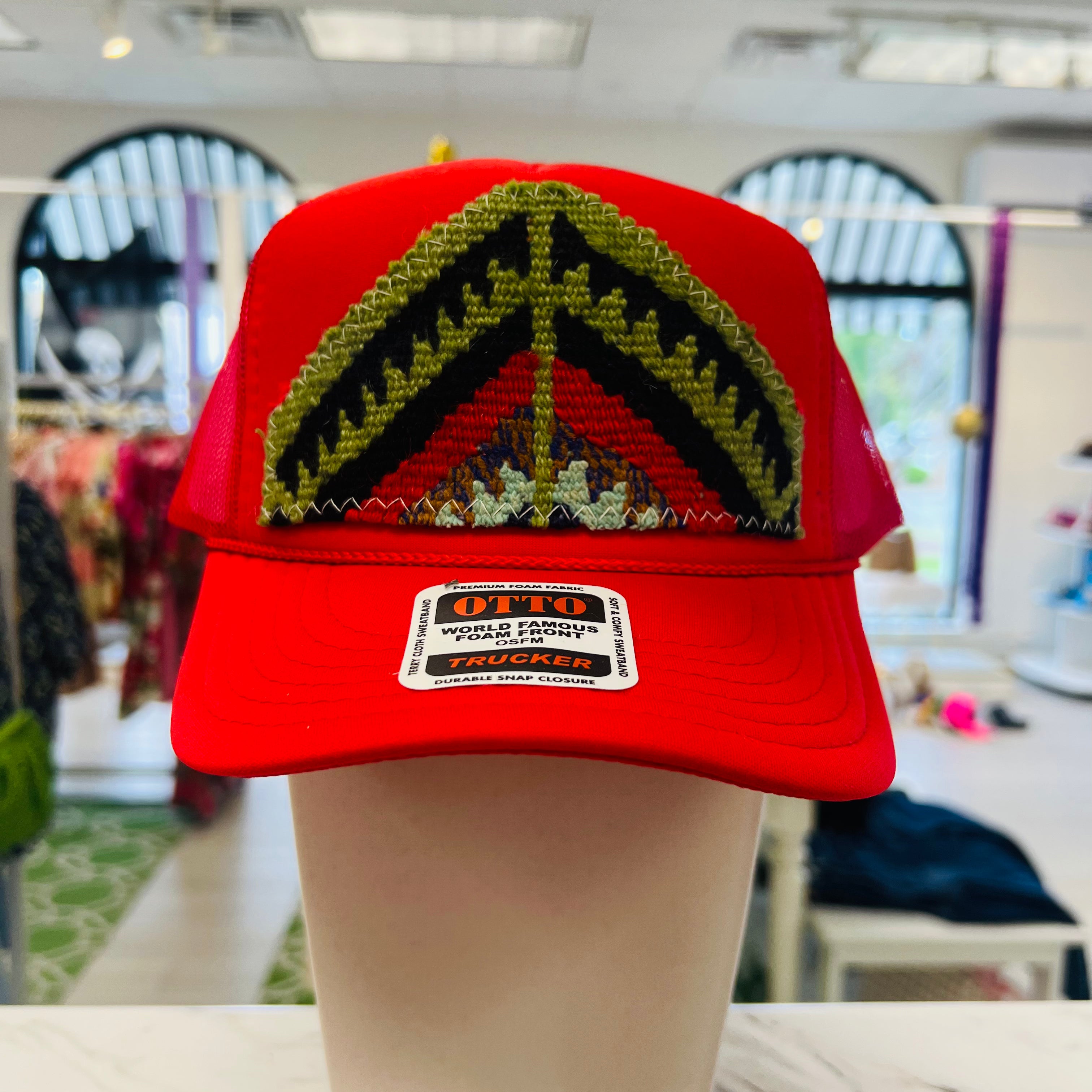 ORIJINAL Trucker Hat in Red - Green/Black/Red