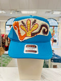 ORIJINAL Trucker Hat in Teal - Orange/Gold/Maroon Patch