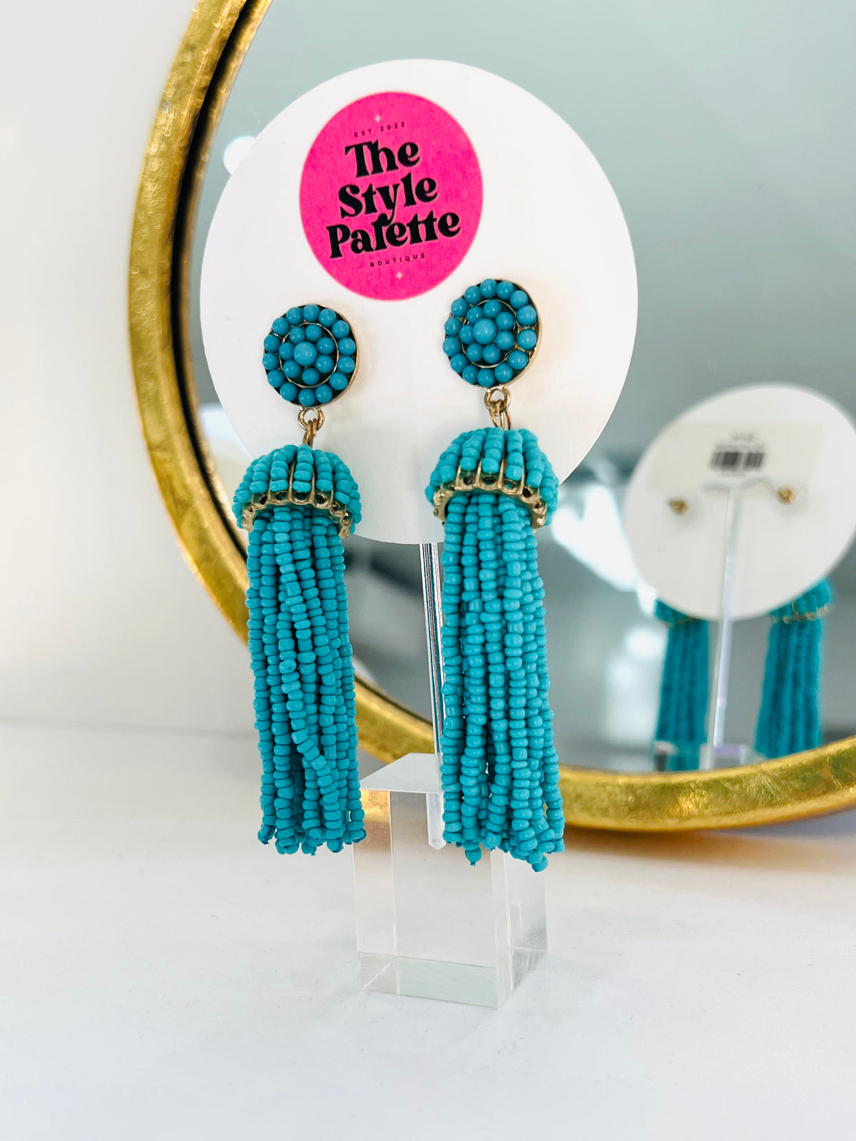 Tilly Teal Earrings