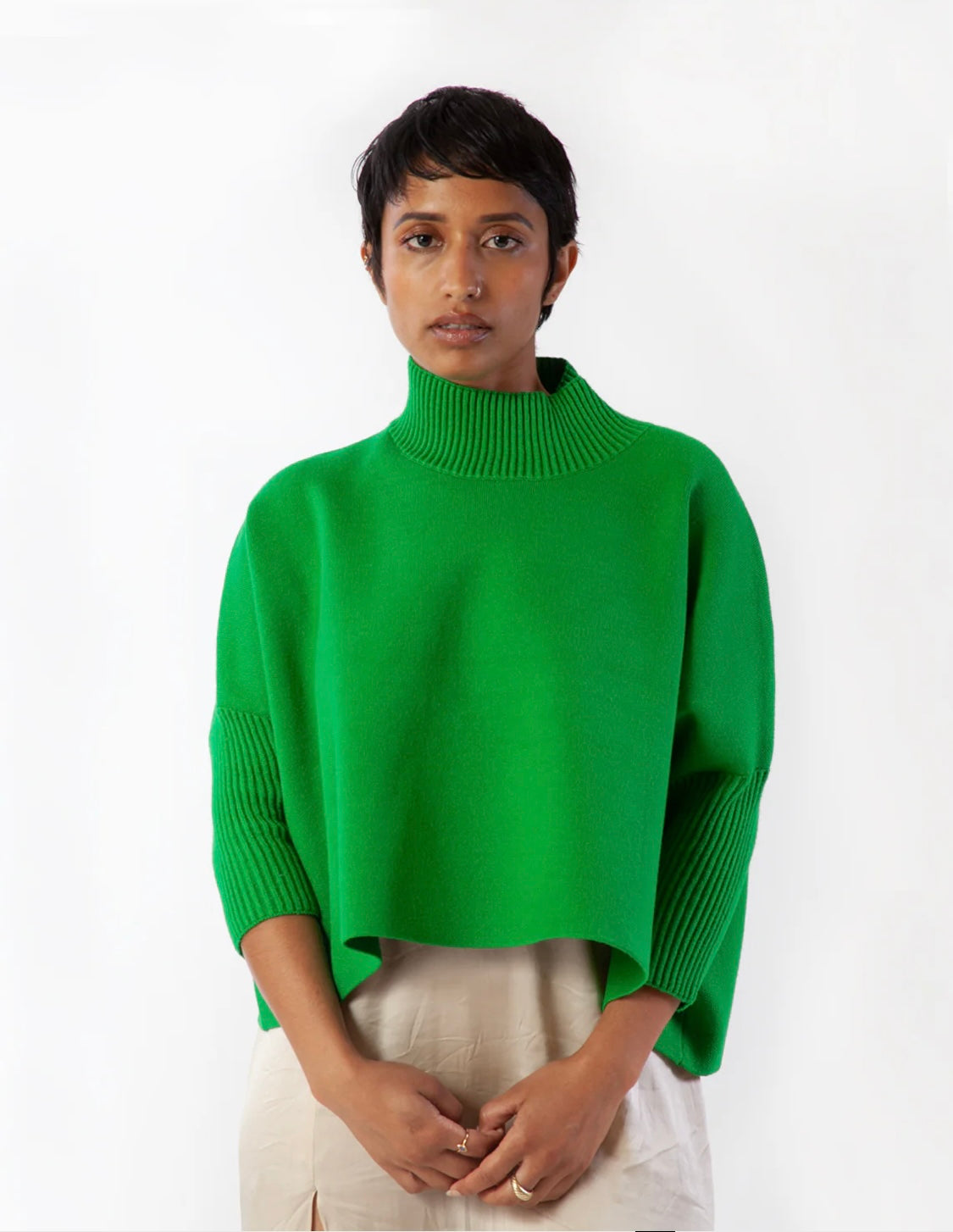 Aja Sweater in Mighty Green | KERISMA