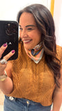 Chain & Border Scarf