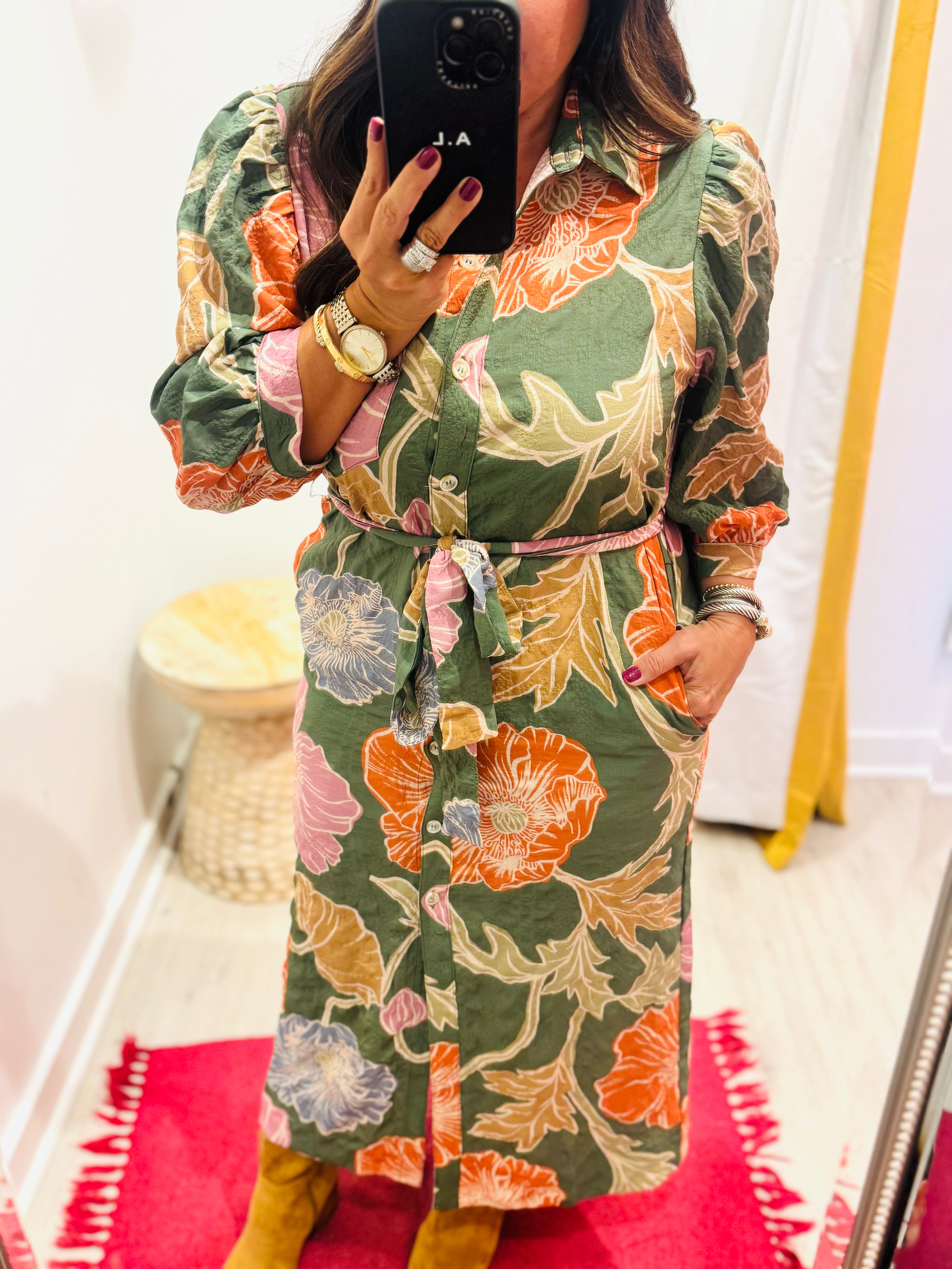 Turning Florals Dress