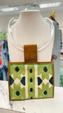 ORIJINAL Acrylic Pendant Necklace - Light Green/Dark Green Patch