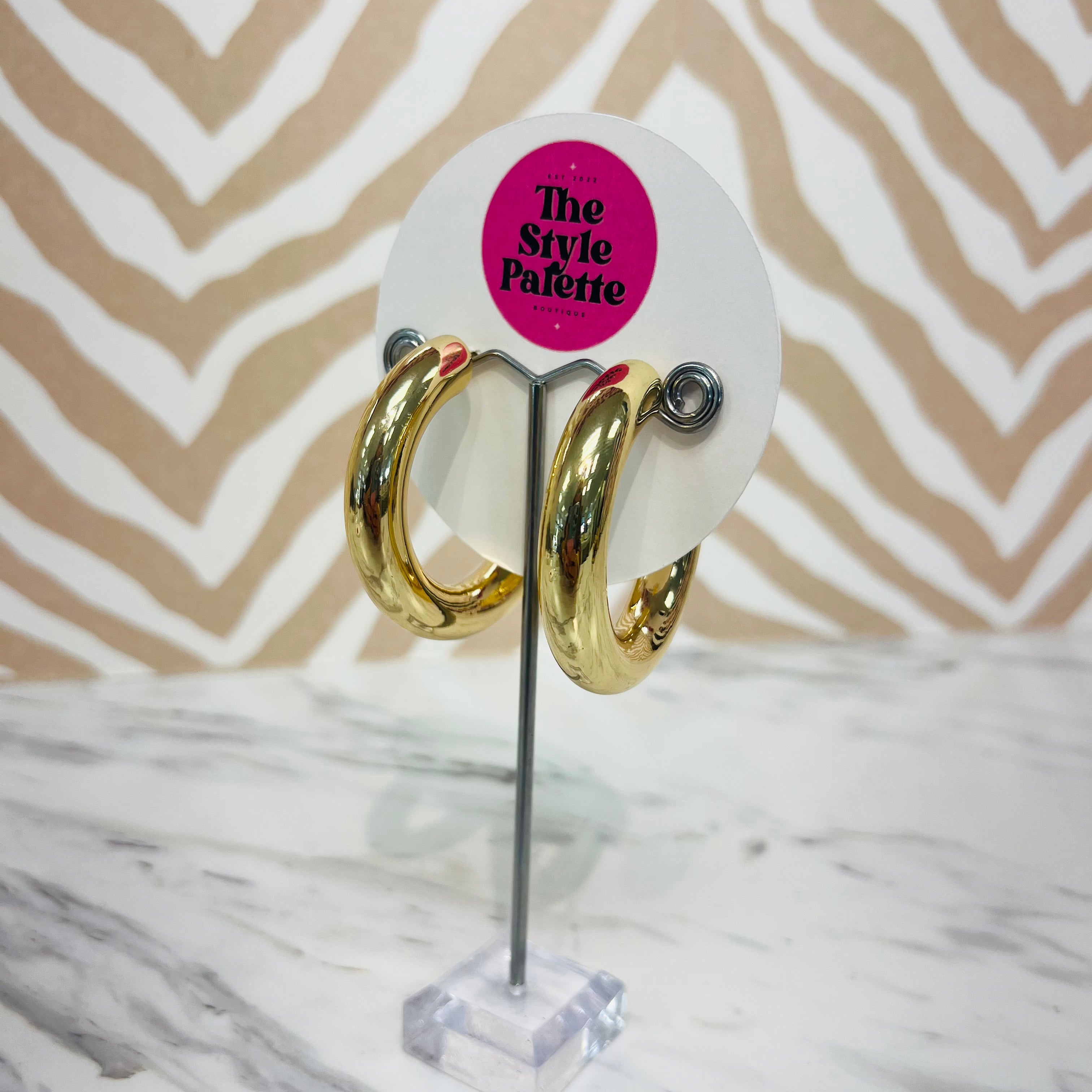 Polished Hoops