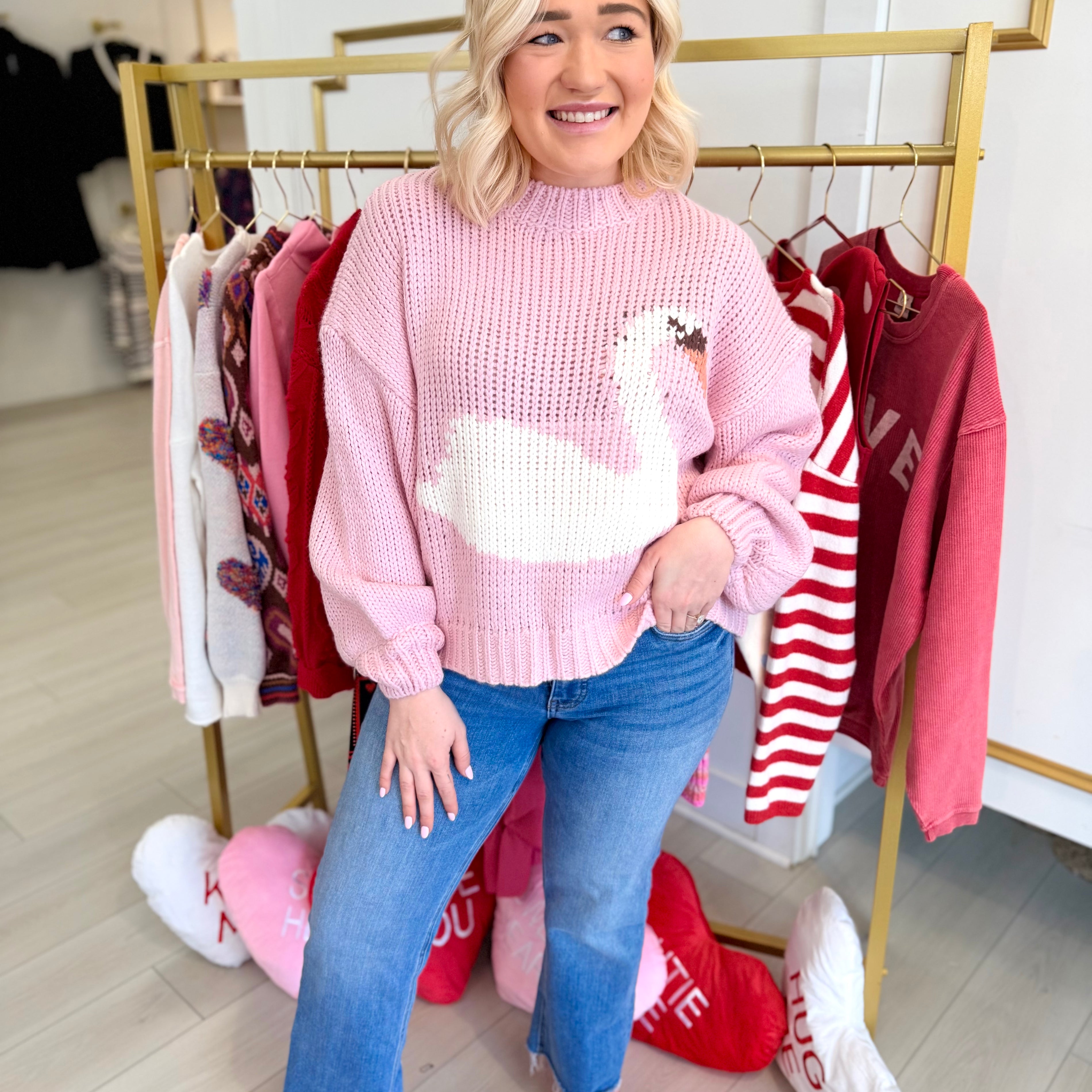 The Notebook Swan Sweater