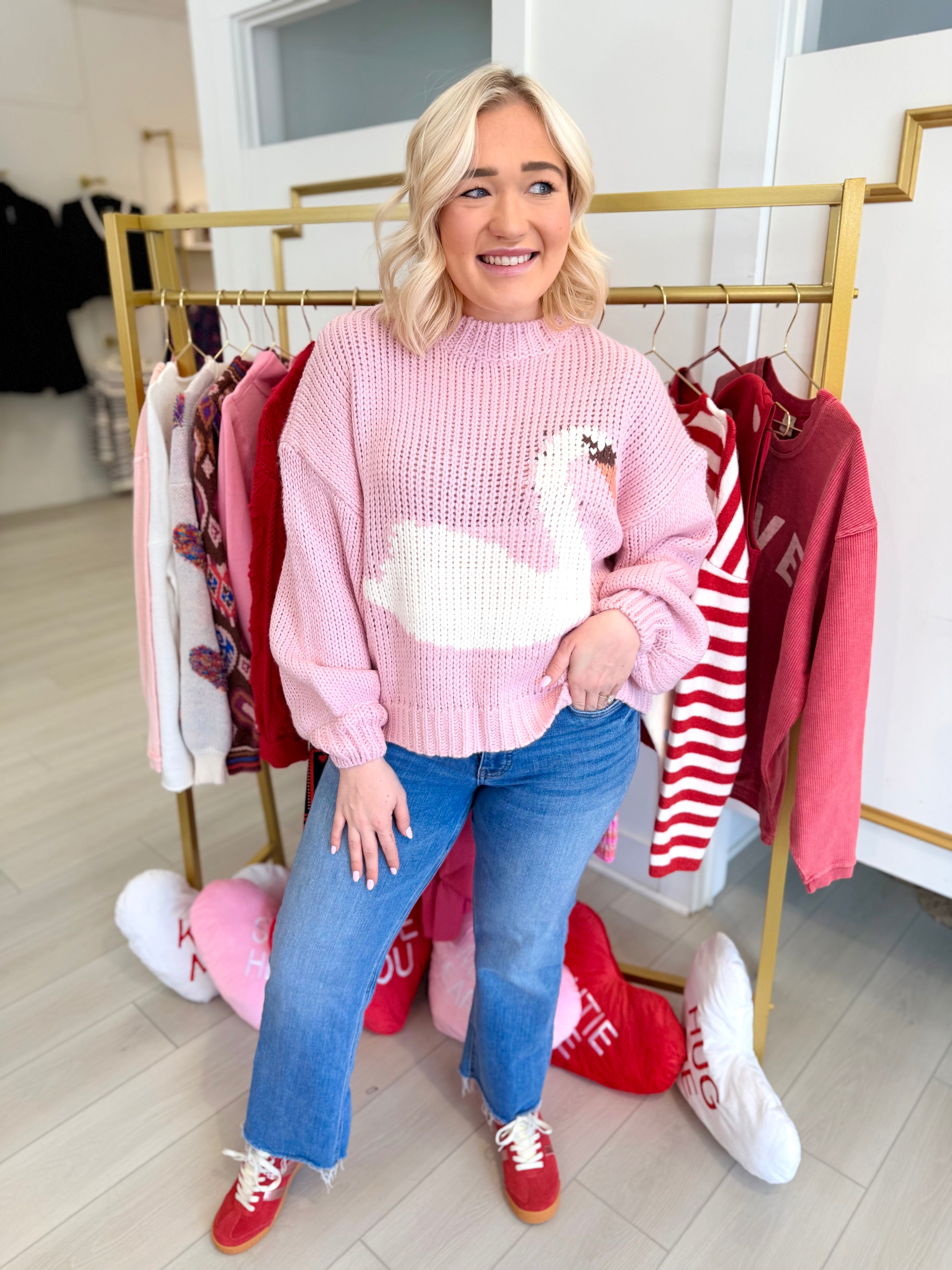 The Notebook Swan Sweater