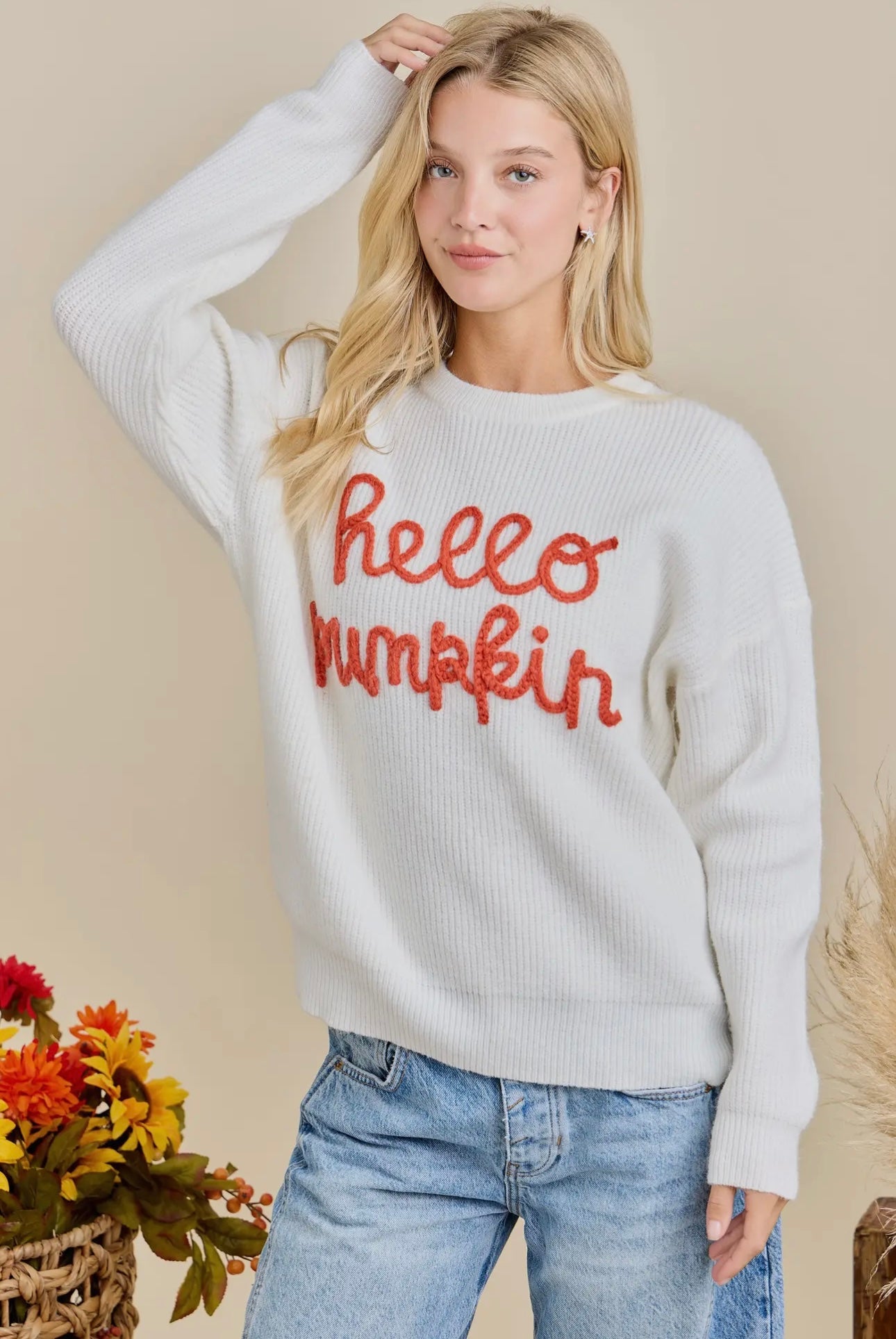 Hello Pumpkin Sweater (2 Colors)
