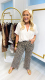 Olivia HR Wide Leg in Leopard by Vervet