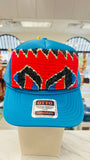 ORIJINAL Trucker Hat in Teal - Red/Black/Blue Patch