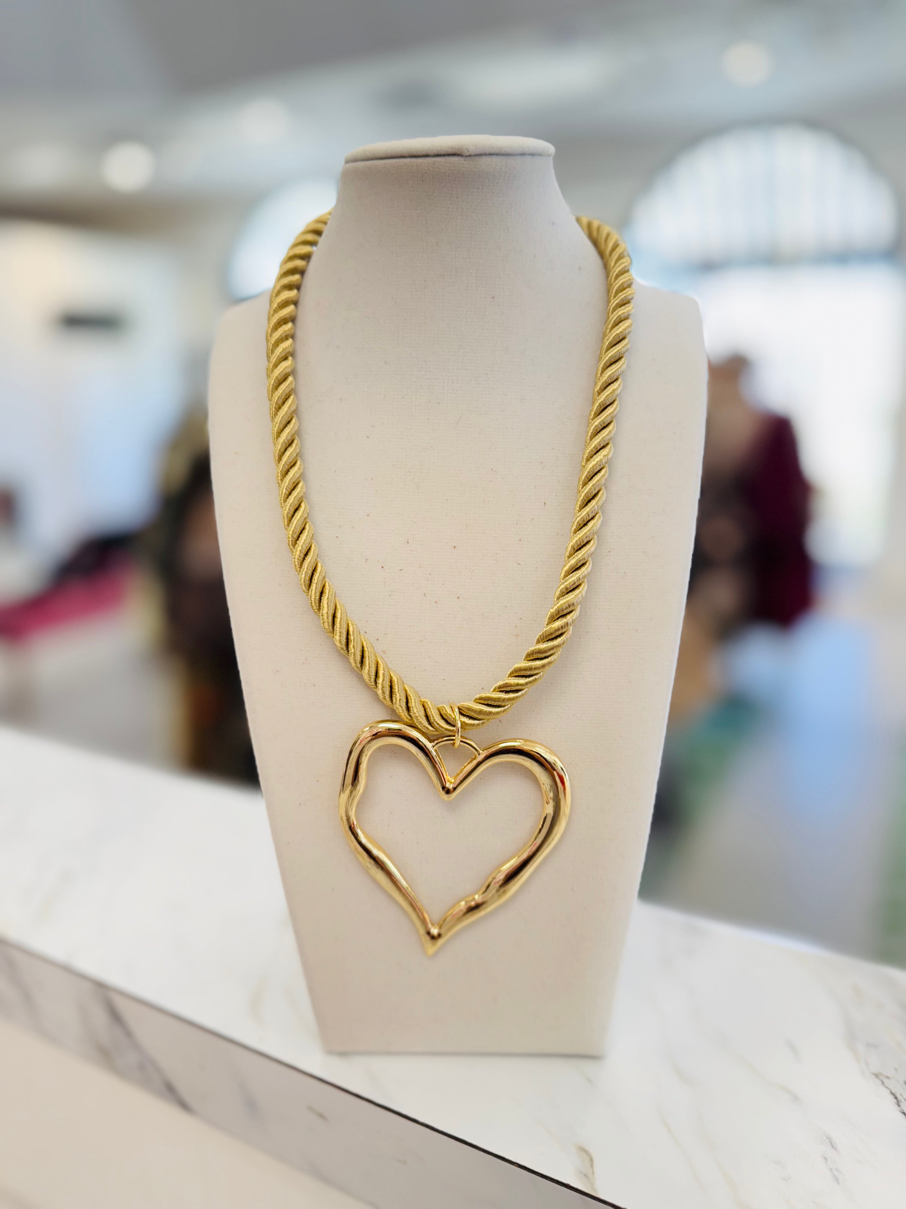 Heart on Fire Necklace