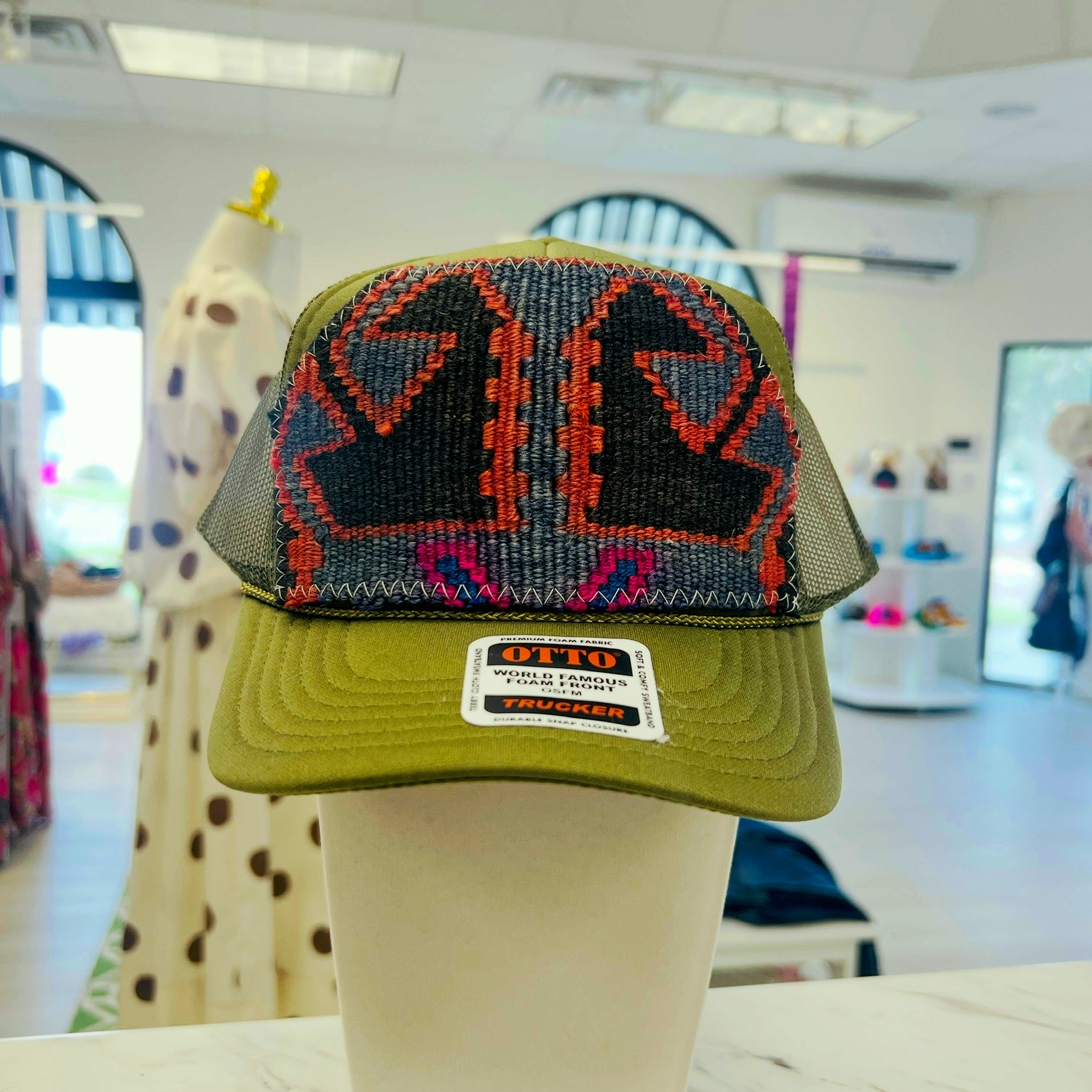 ORIJINAL Trucker Hat in Olive - Black/Red/Grey/Purple