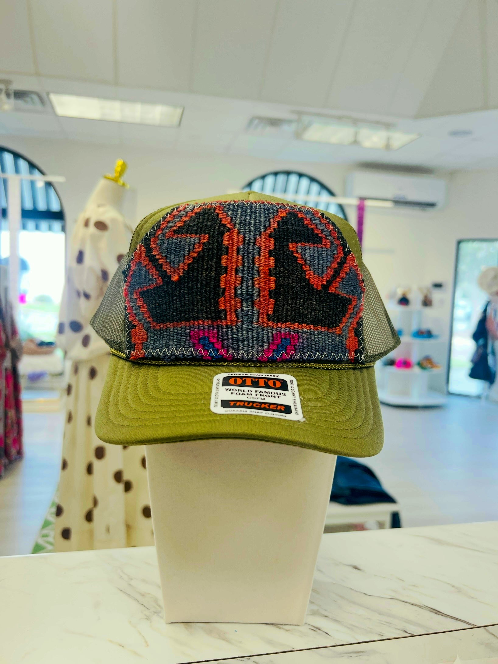 ORIJINAL Trucker Hat in Olive - Black/Red/Grey/Purple
