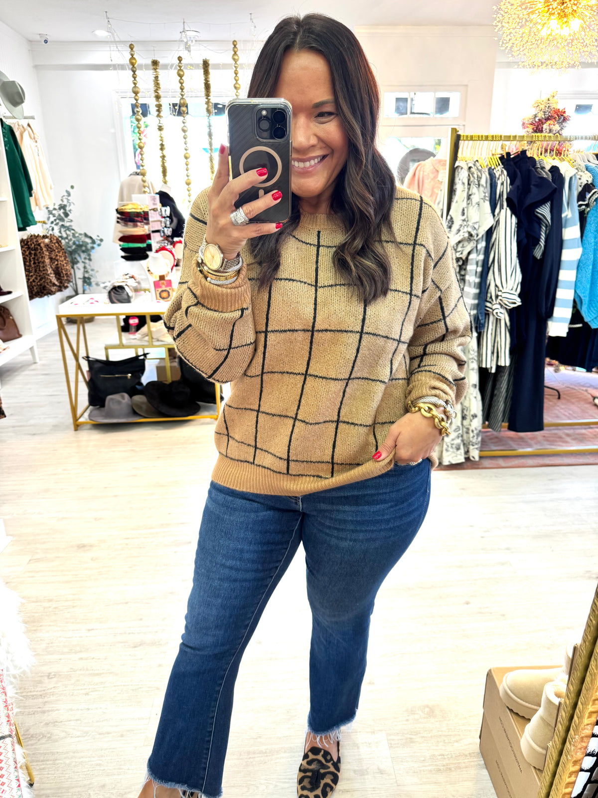 Squared Away Sweater (2 Colors)