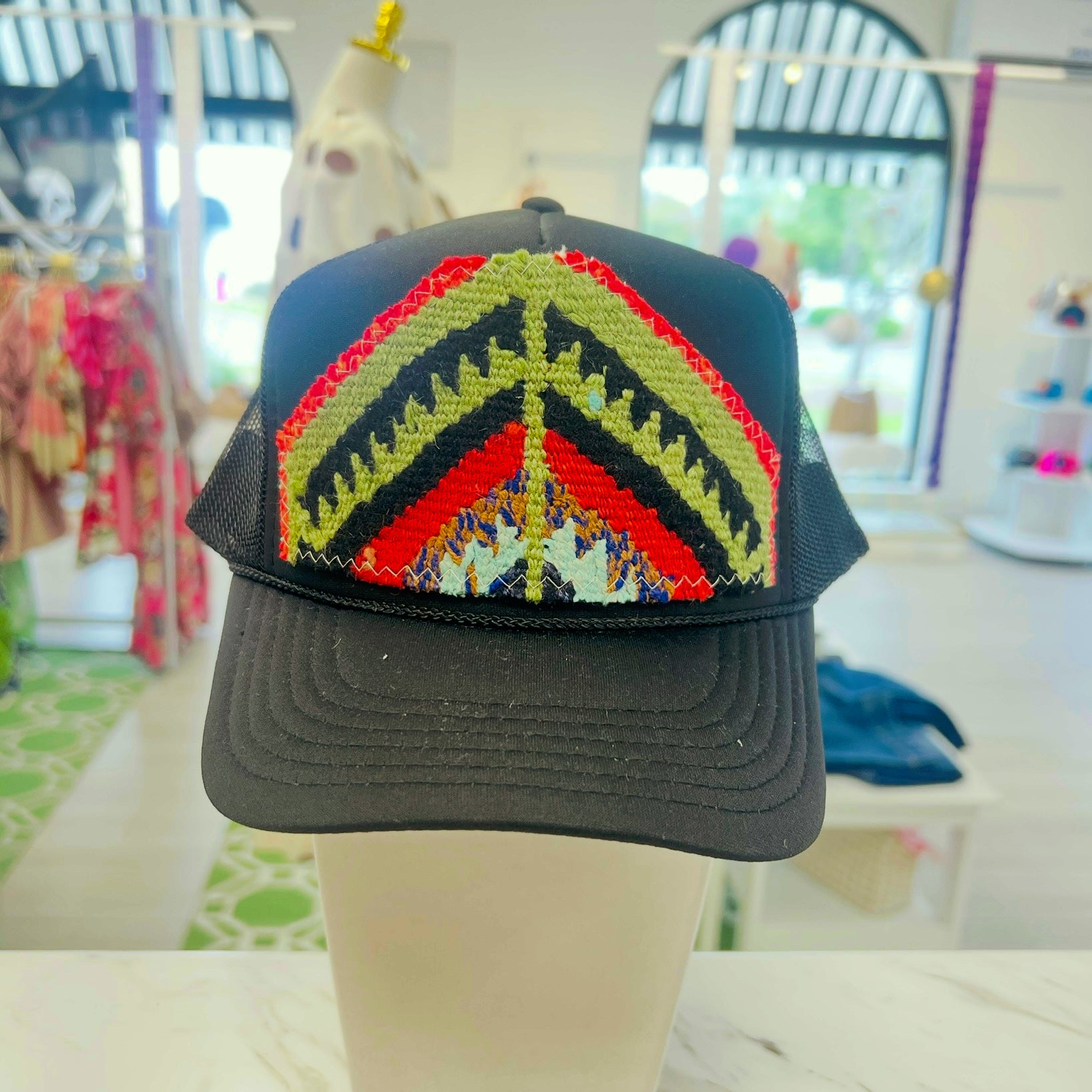 ORIJINAL Trucker Hat in Black - Green/Red/Black