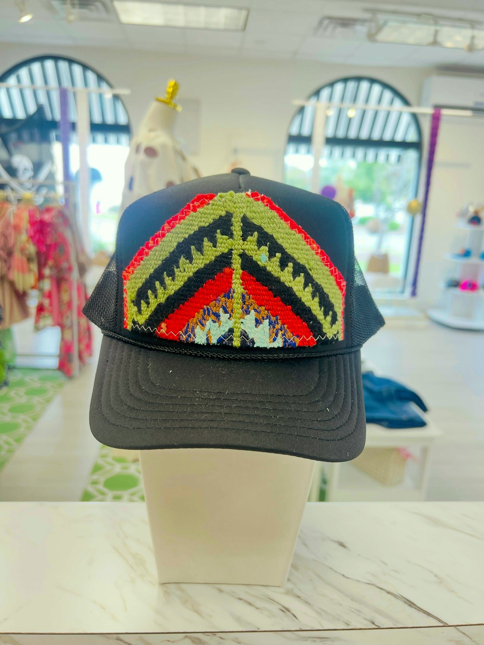 ORIJINAL Trucker Hat in Black - Green/Red/Black