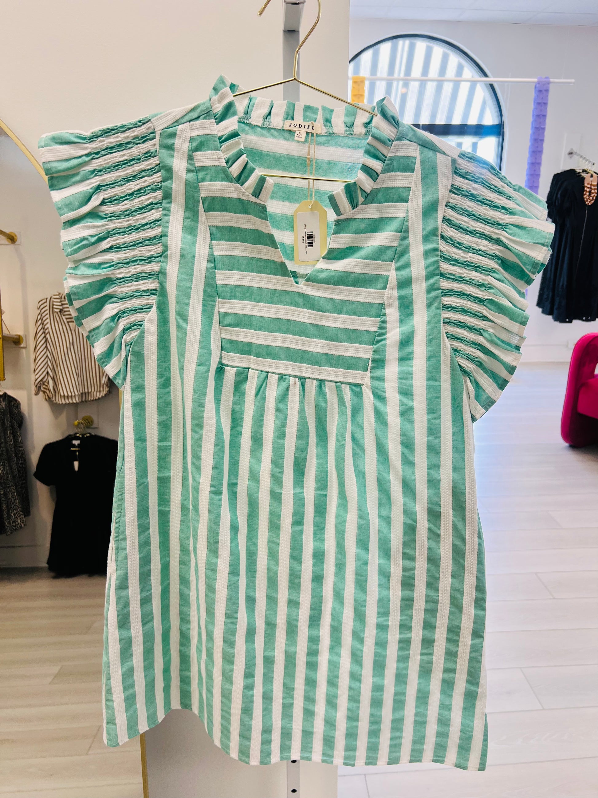 High Tides Dress-Seafoam
