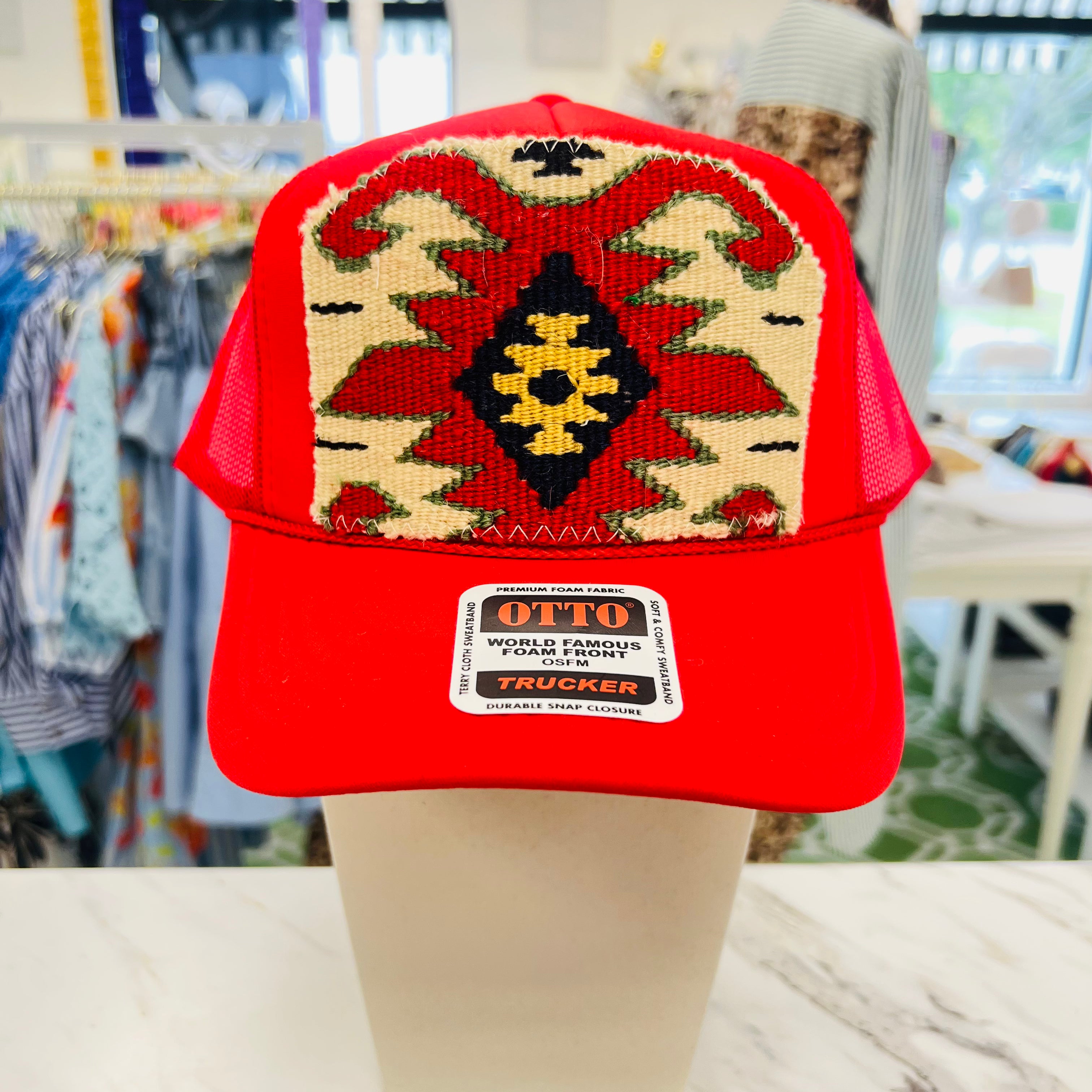 ORIJINAL Trucker Hat in Red - Red/Cream