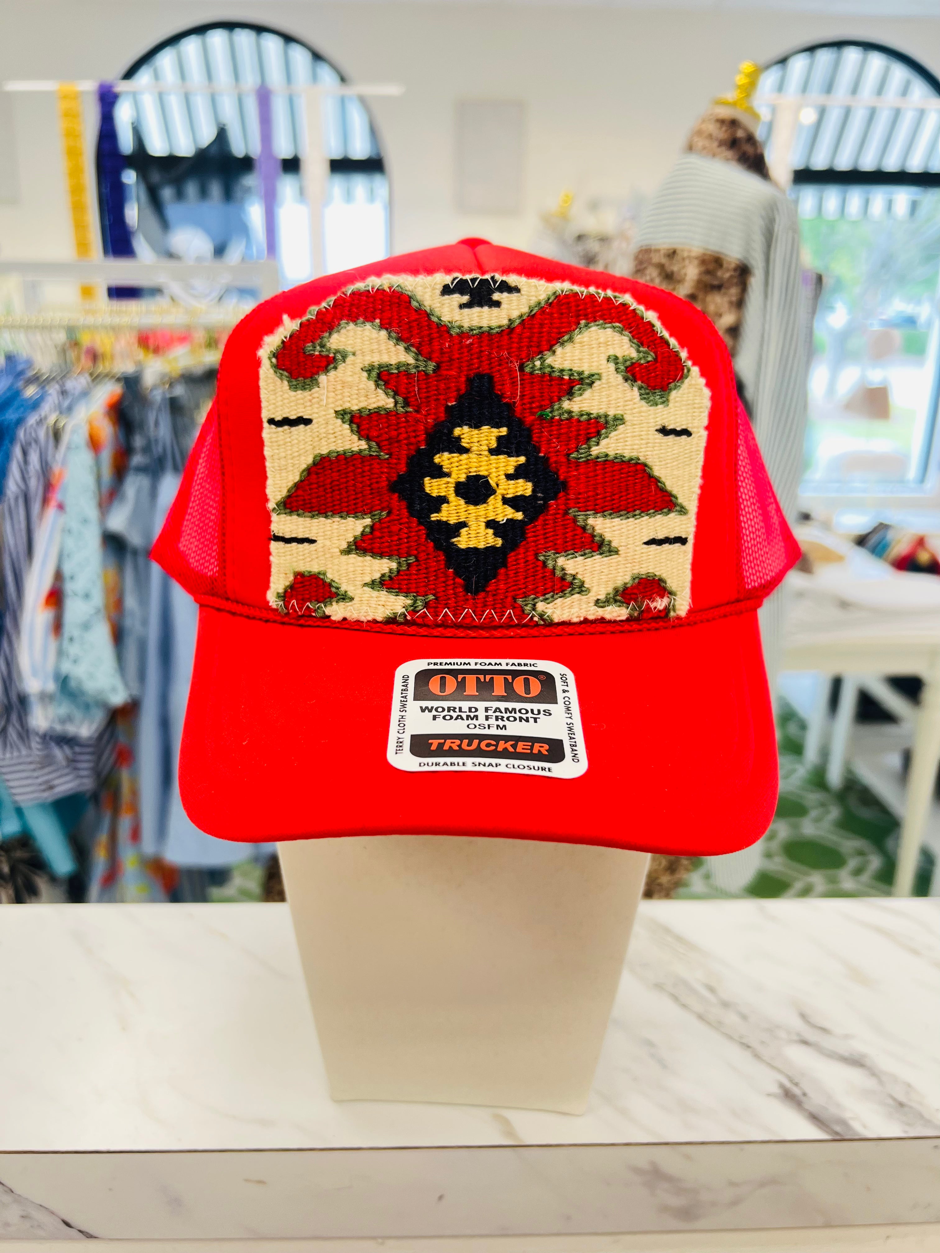 ORIJINAL Trucker Hat in Red - Red/Cream