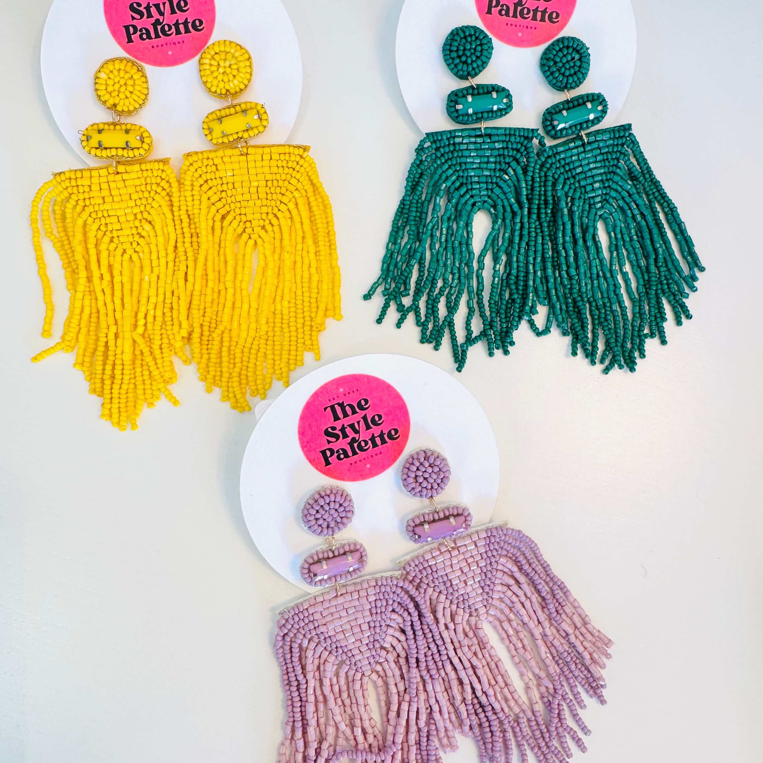 Layla Beaded Earrings (3 Colors)