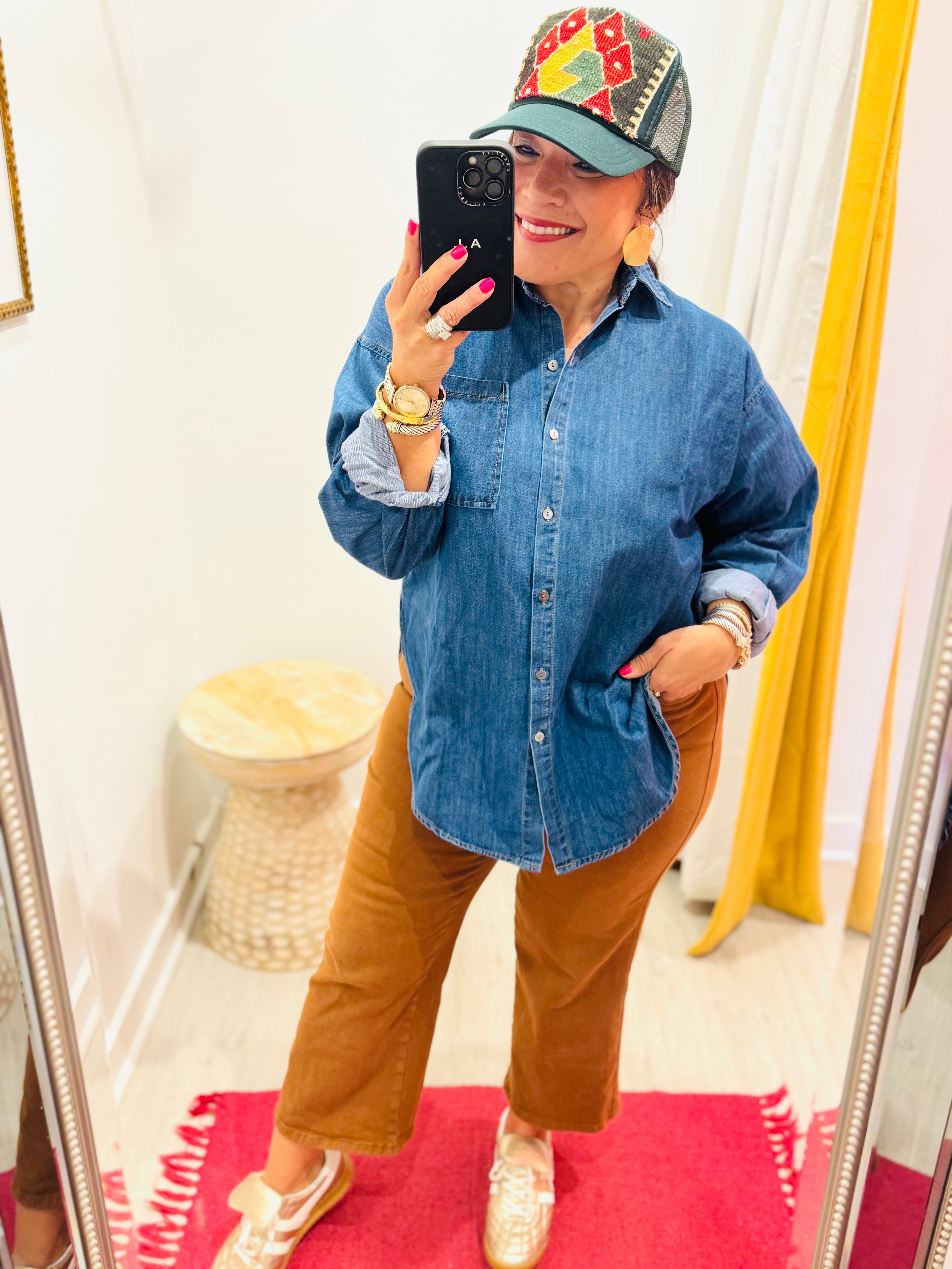 The Denim Choice Top