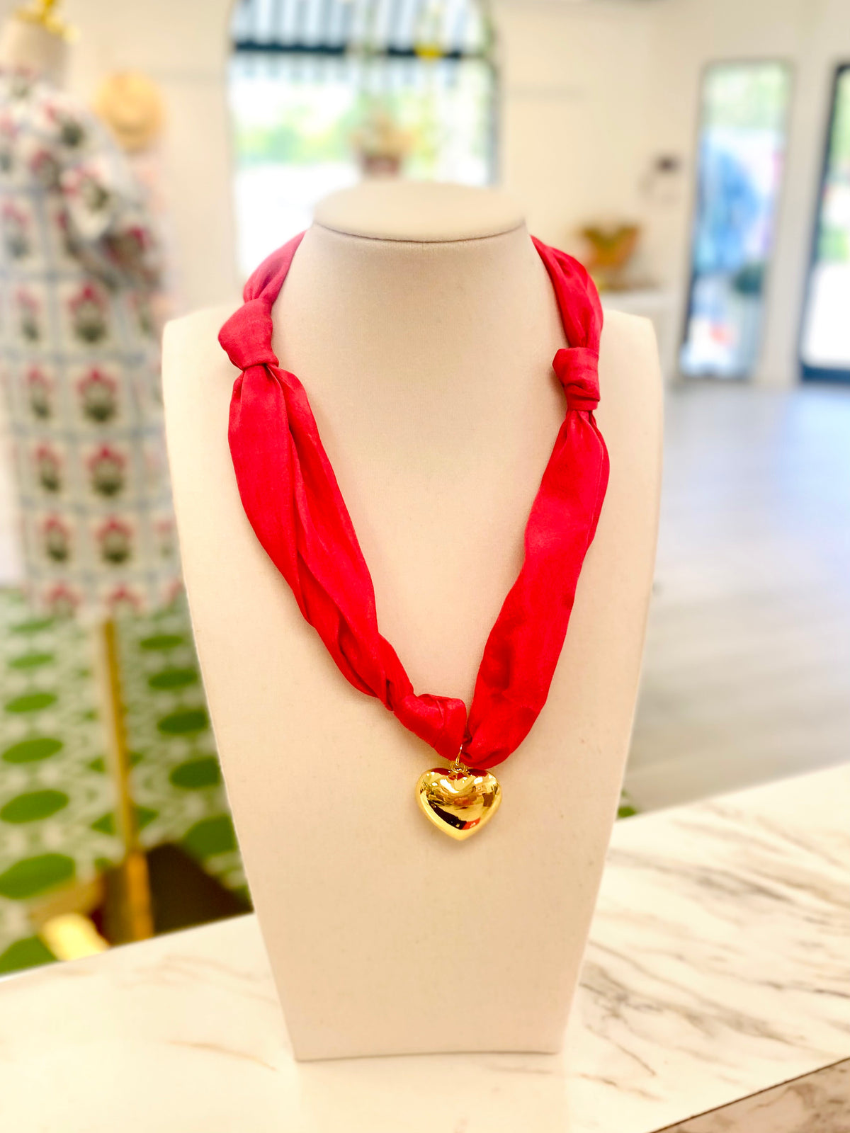Cupid Crush Scarf Necklace