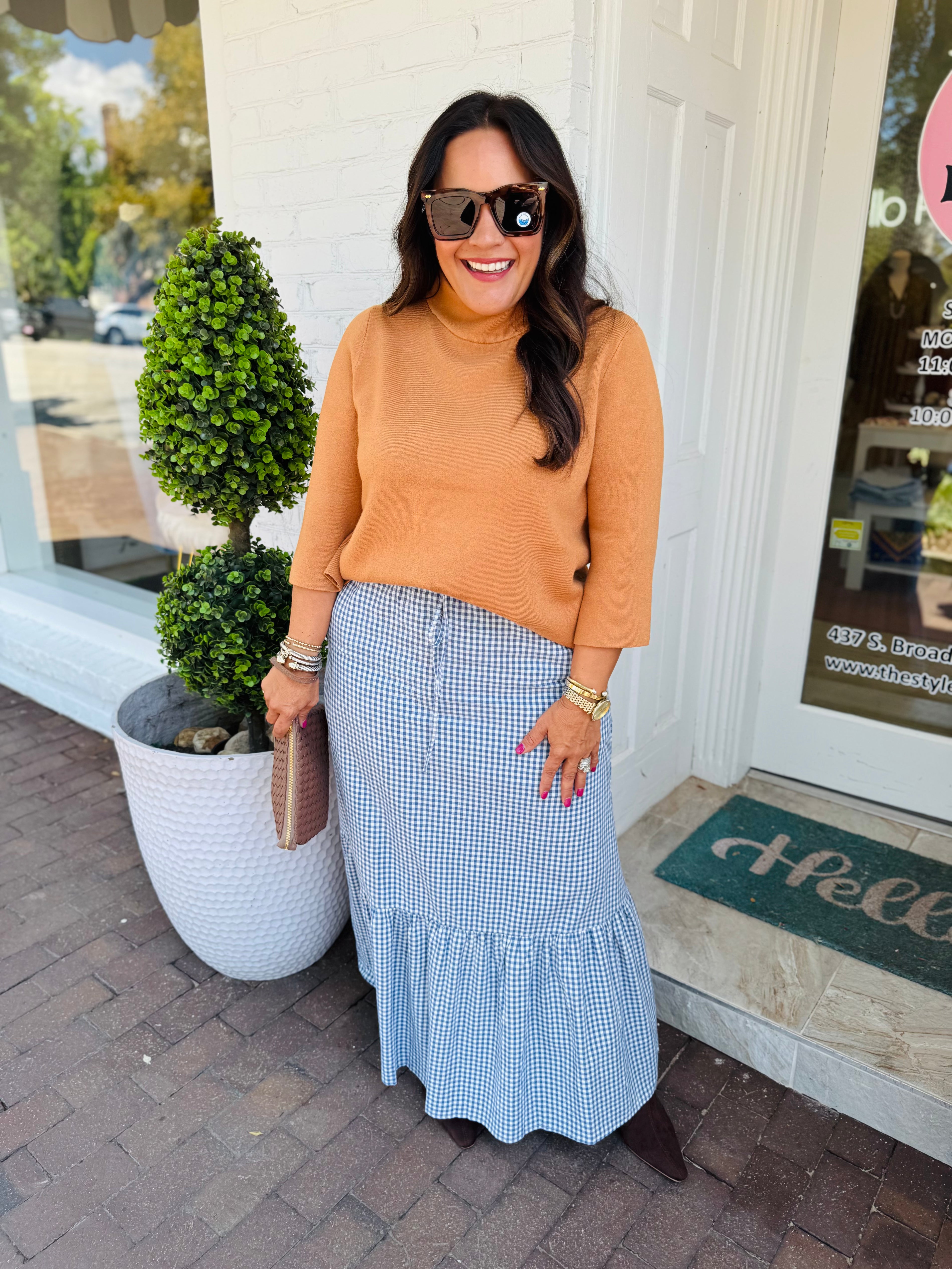Picnic Party Gingham Skirt (2 Colors)