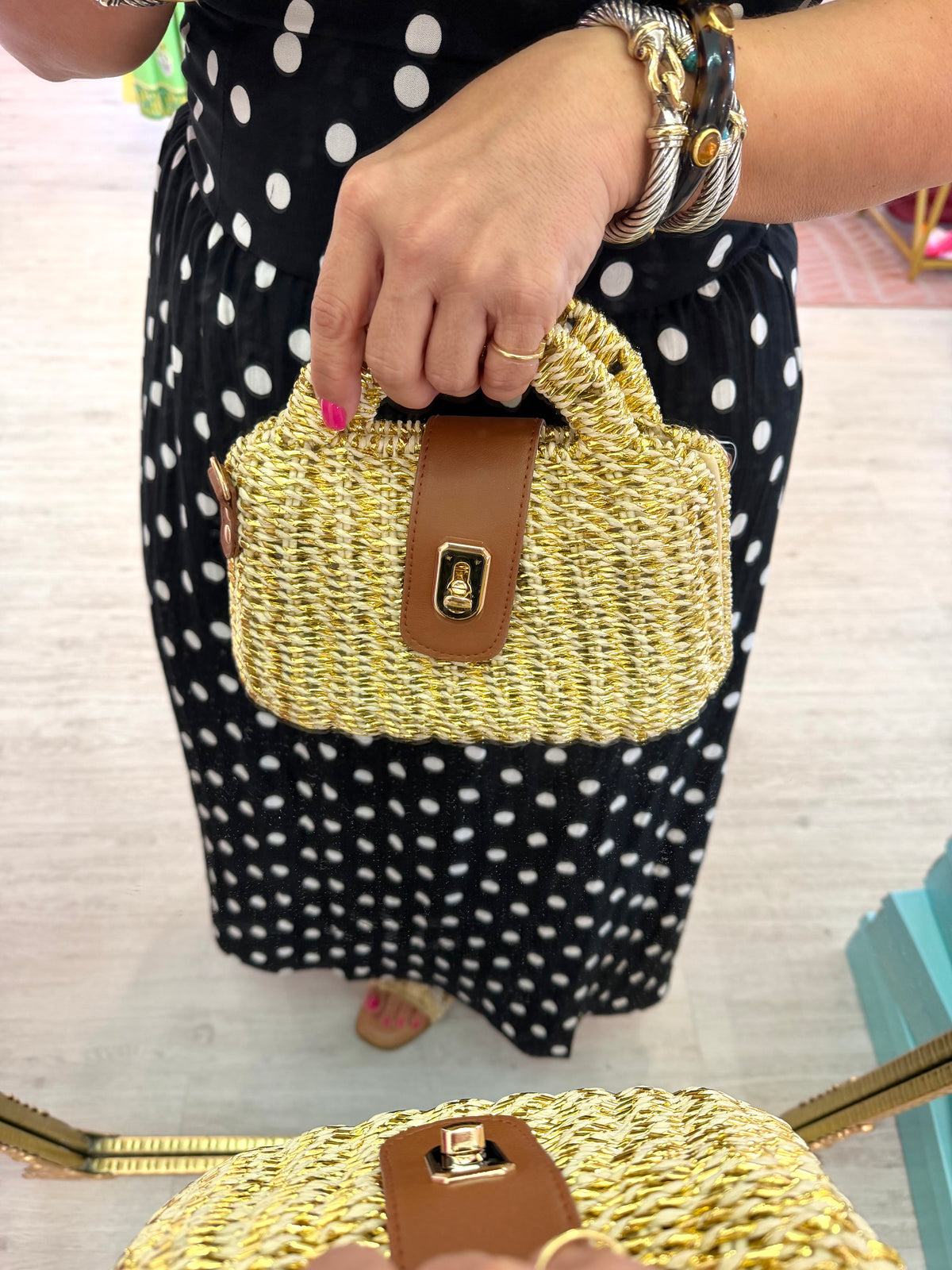Miami Muse Bag in Gold