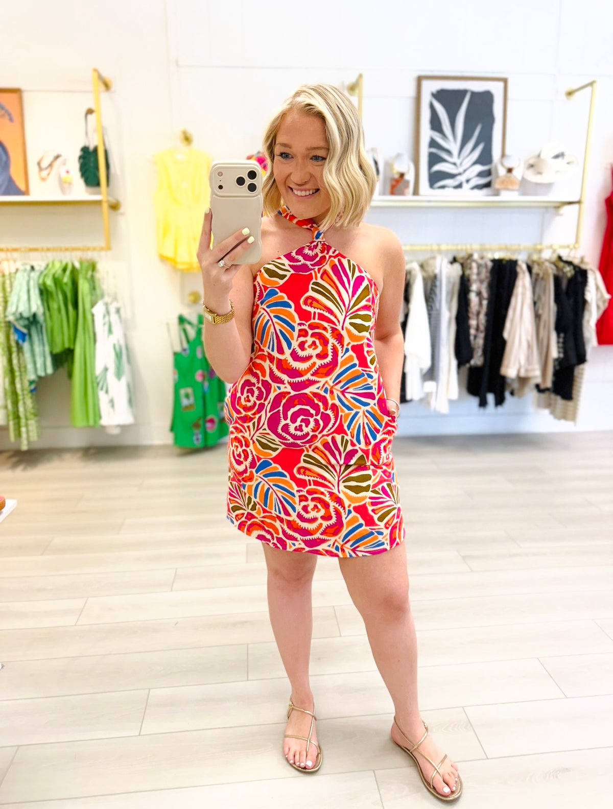 Nomi Halter Mini Dress