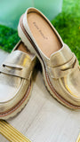Mora Gold Loafer