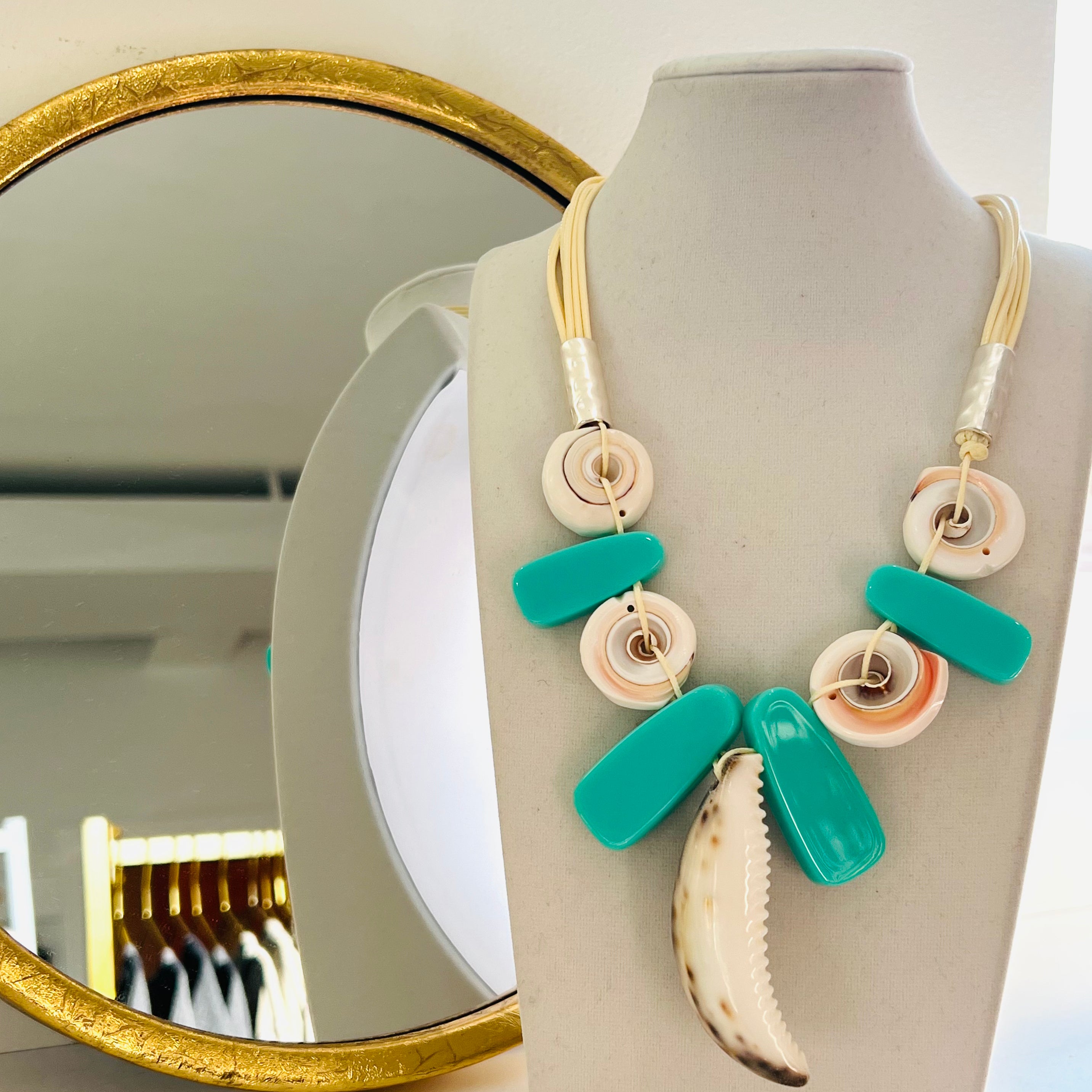 Coastal Charms Necklace and Earrings Set