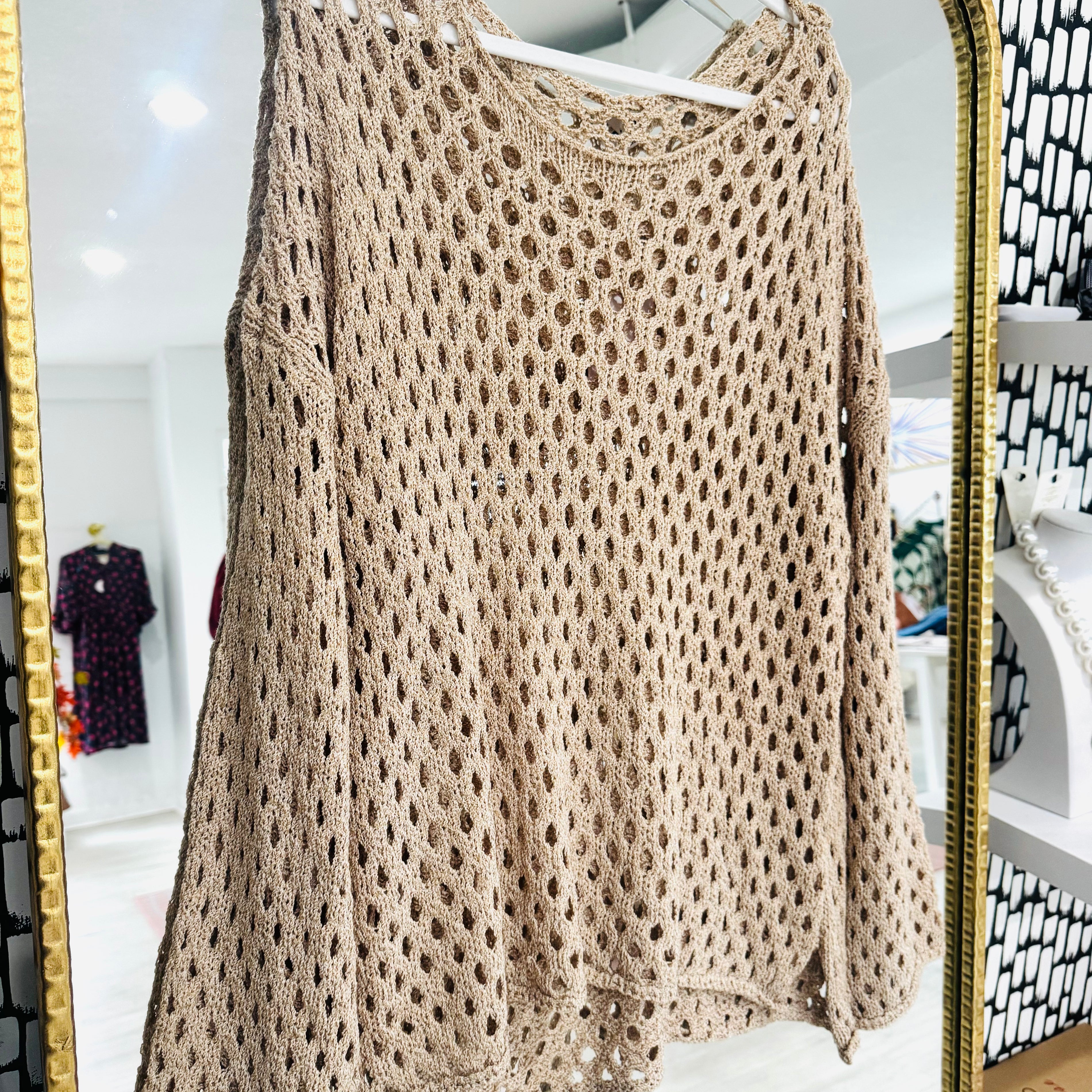 Caught In the Net Sweater
