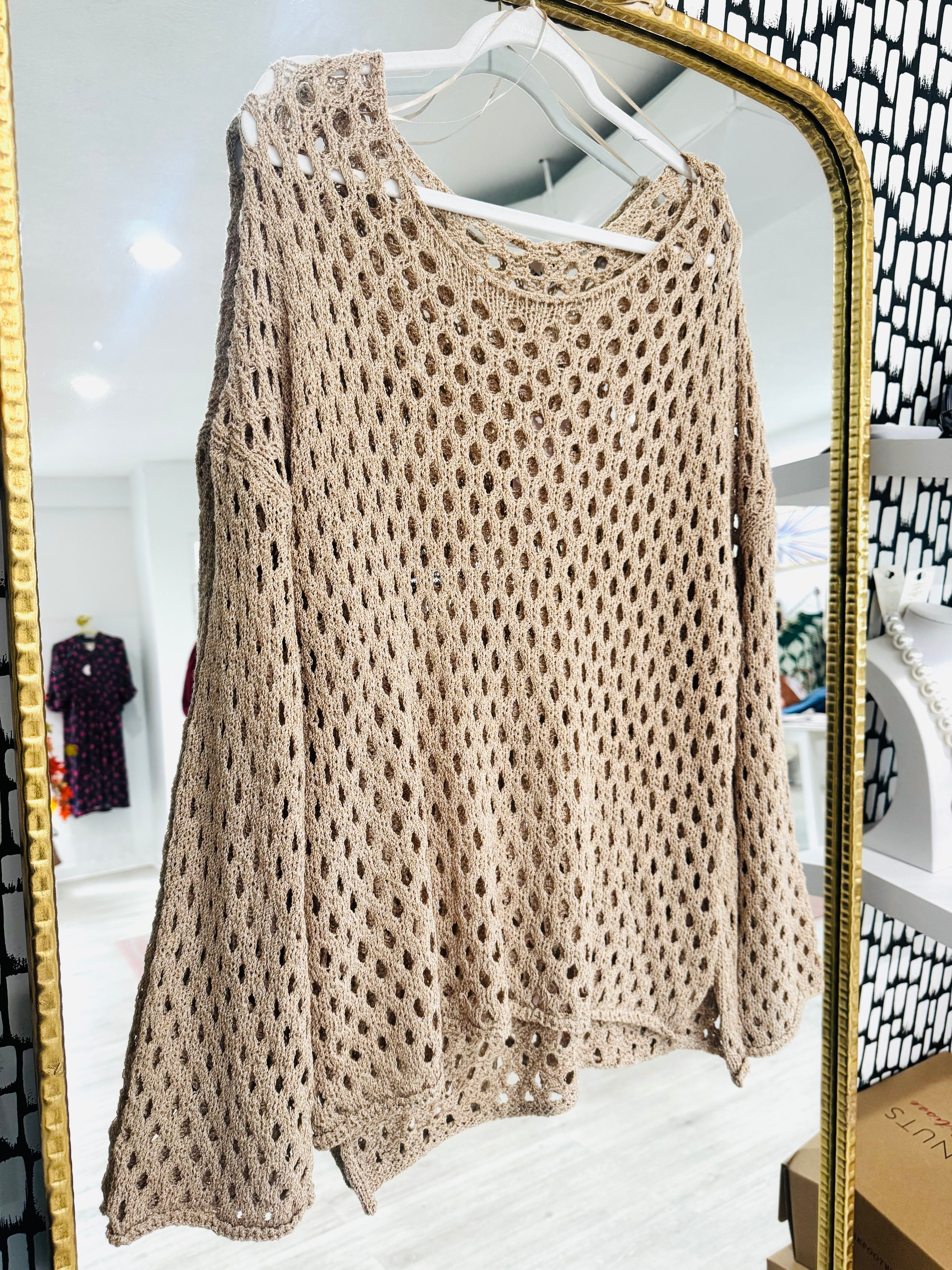 Caught In the Net Sweater
