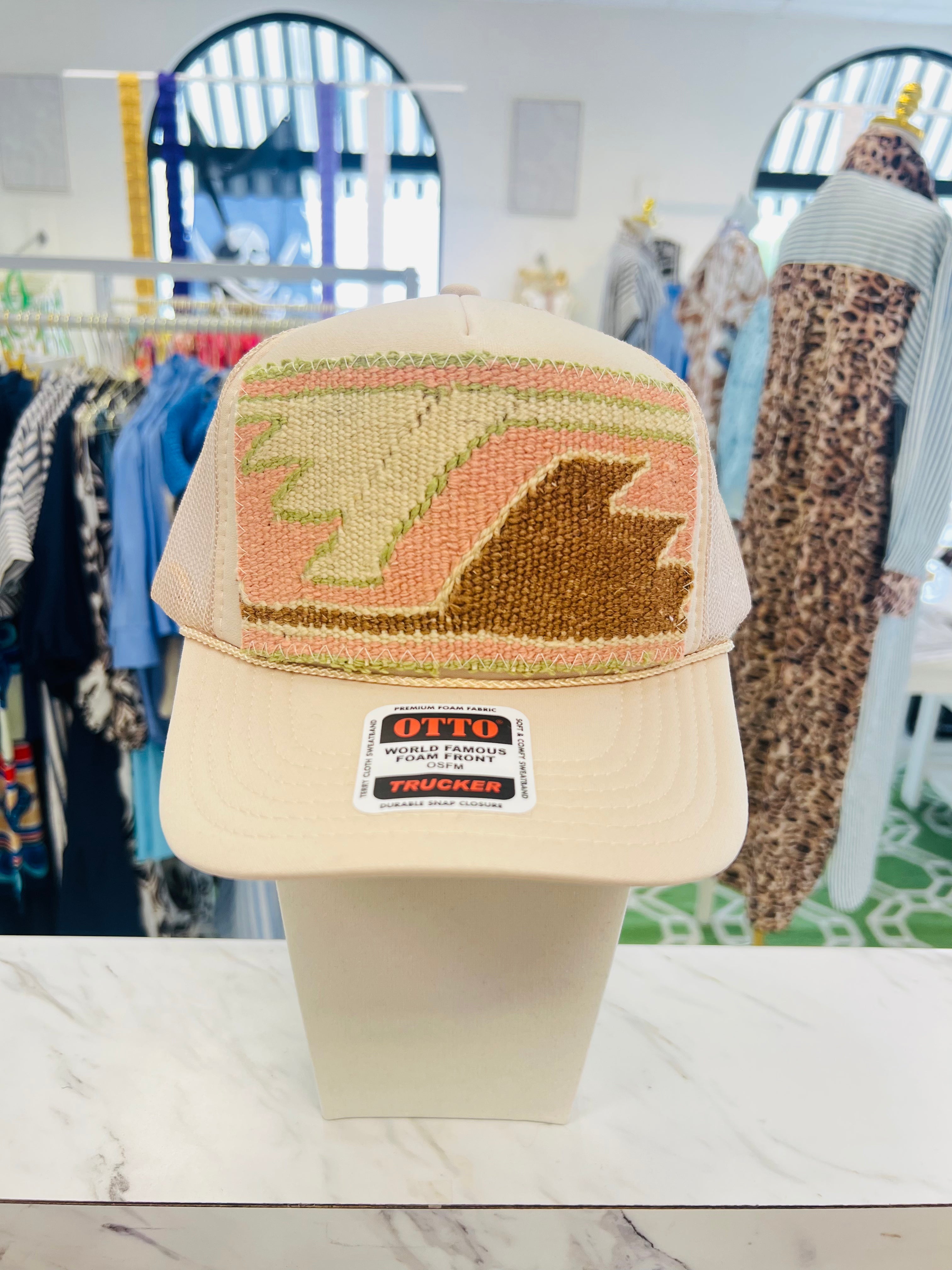 ORIJINAL Trucker Hat in Tan - Pink/Brown
