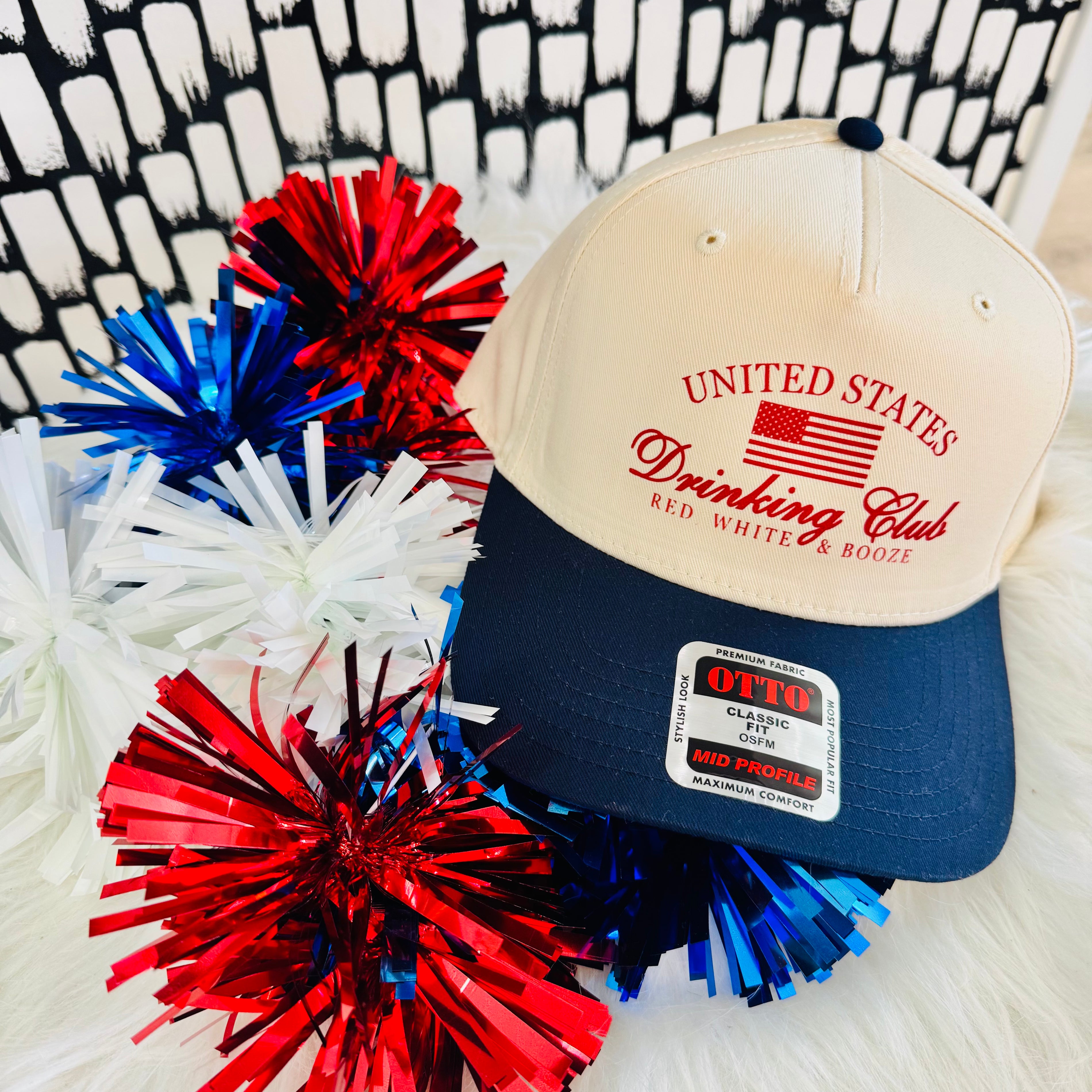 US Drinking Club Canvas Trucker Hat