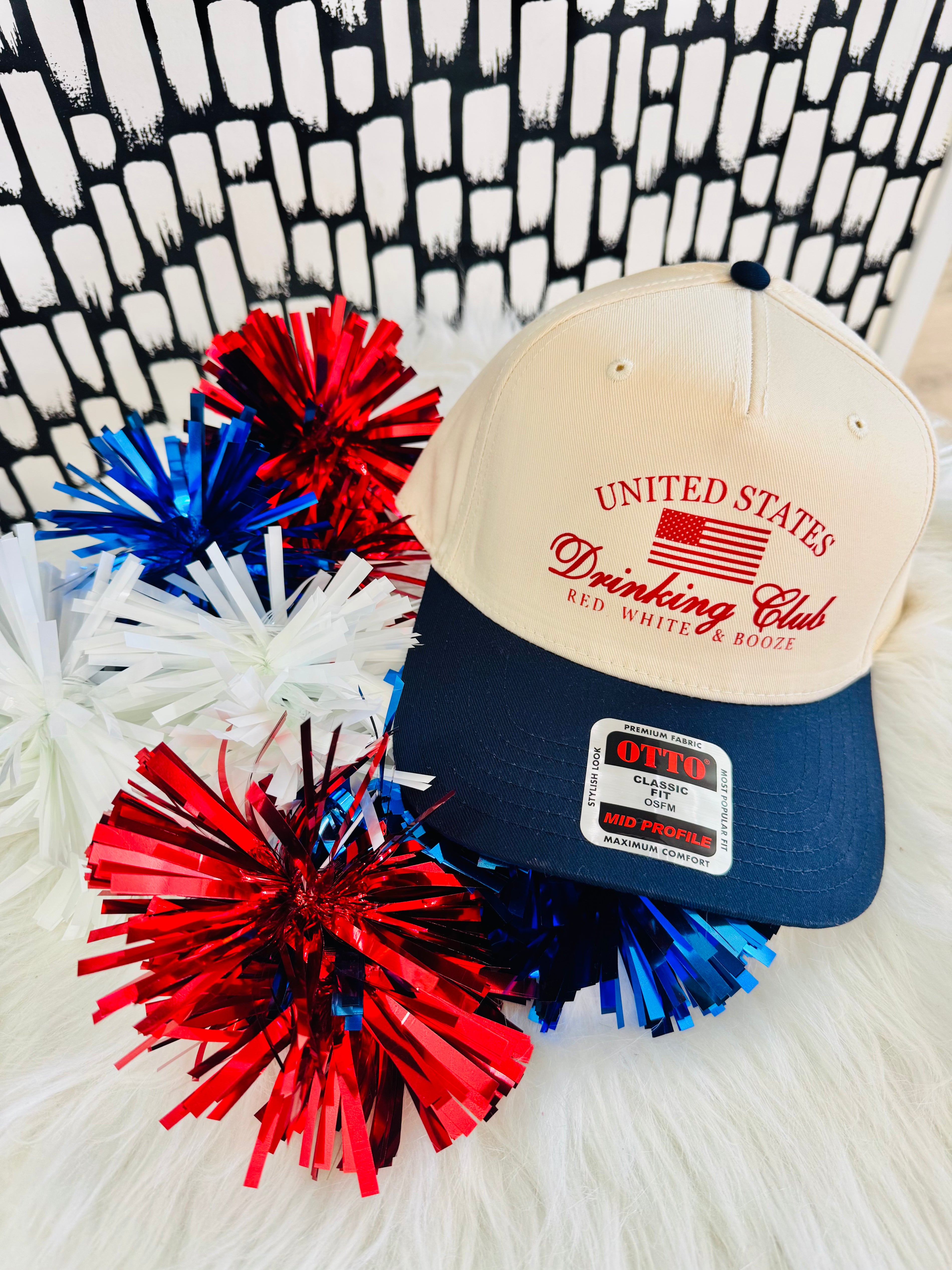 US Drinking Club Canvas Trucker Hat