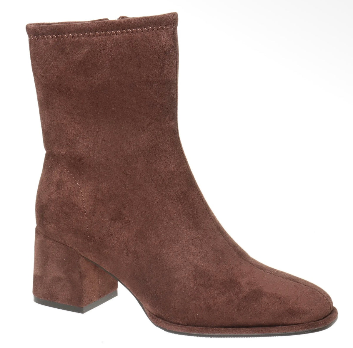 Jolene Chunk Block Bootie - Chocolate Brown
