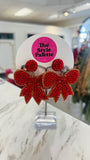 Noel Bow Beaded Earrings (2 Colors)