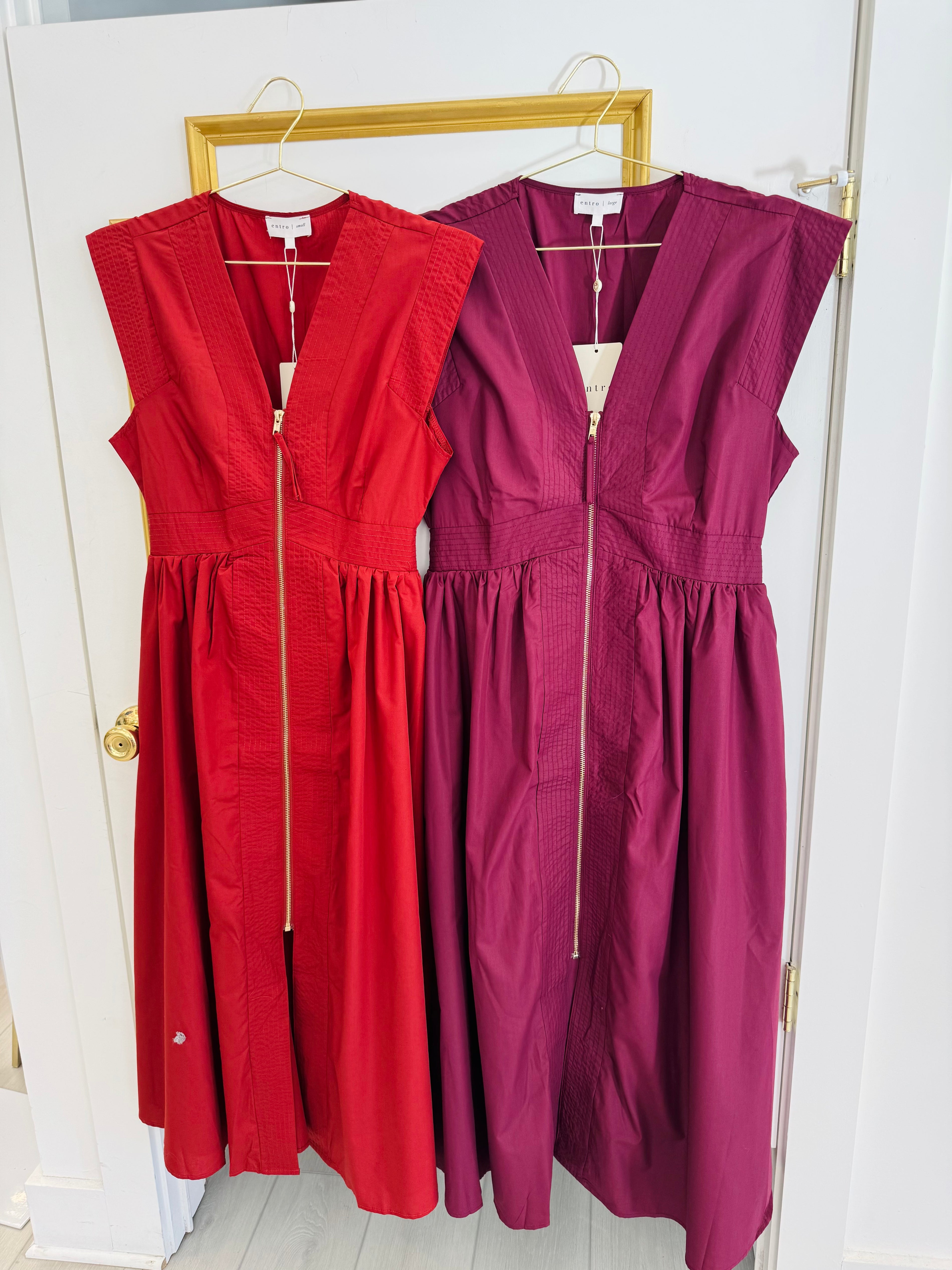 Stacey Dress Angled Waist (3 Colors)