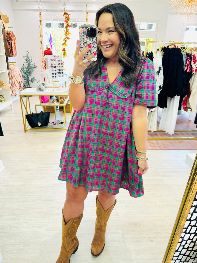 Plaid Polly Dress