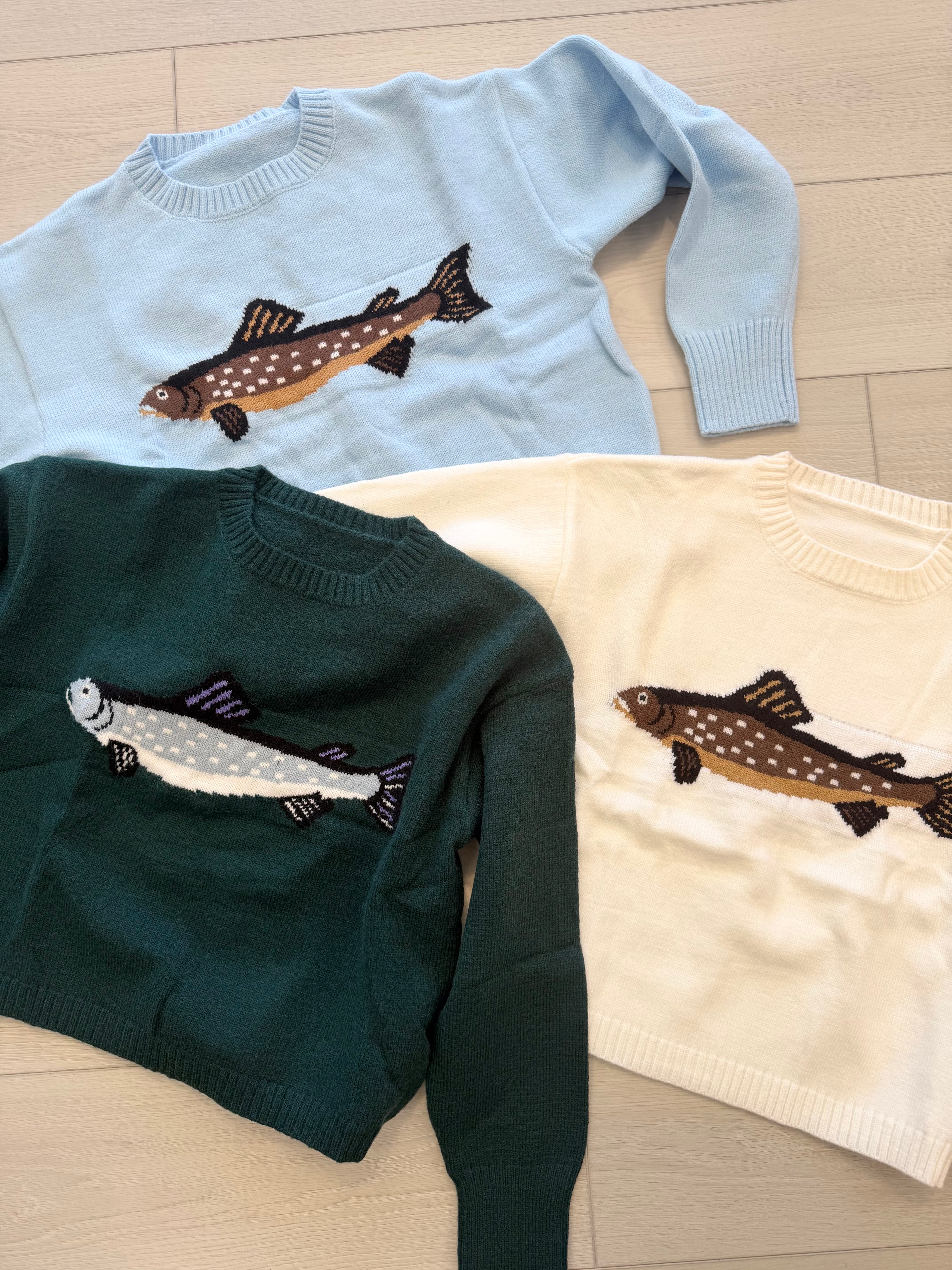 Here Fishy Fishy Sweater