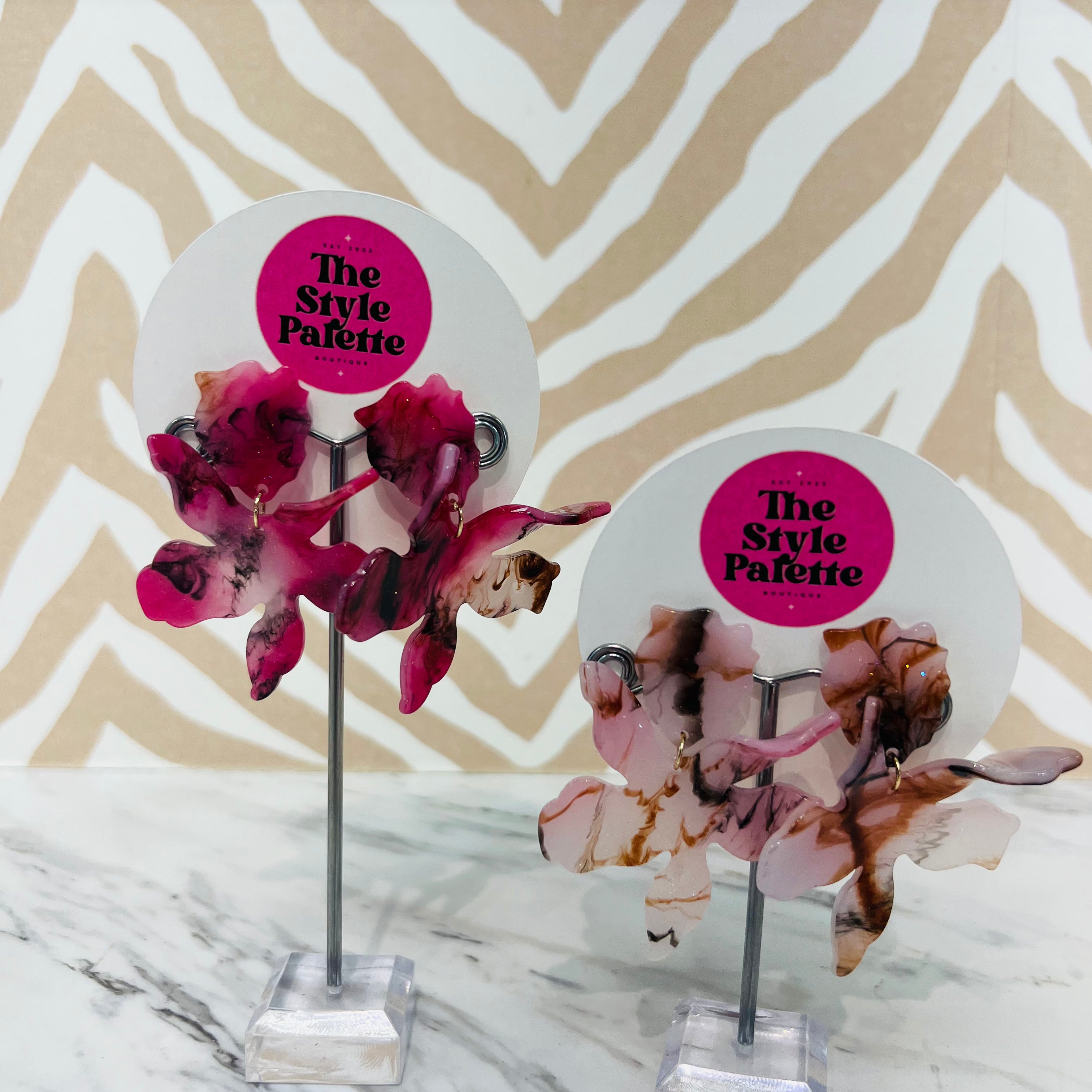 Peony Petal Earrings
