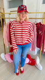 Candy Cane Lane Cardigan Sweater