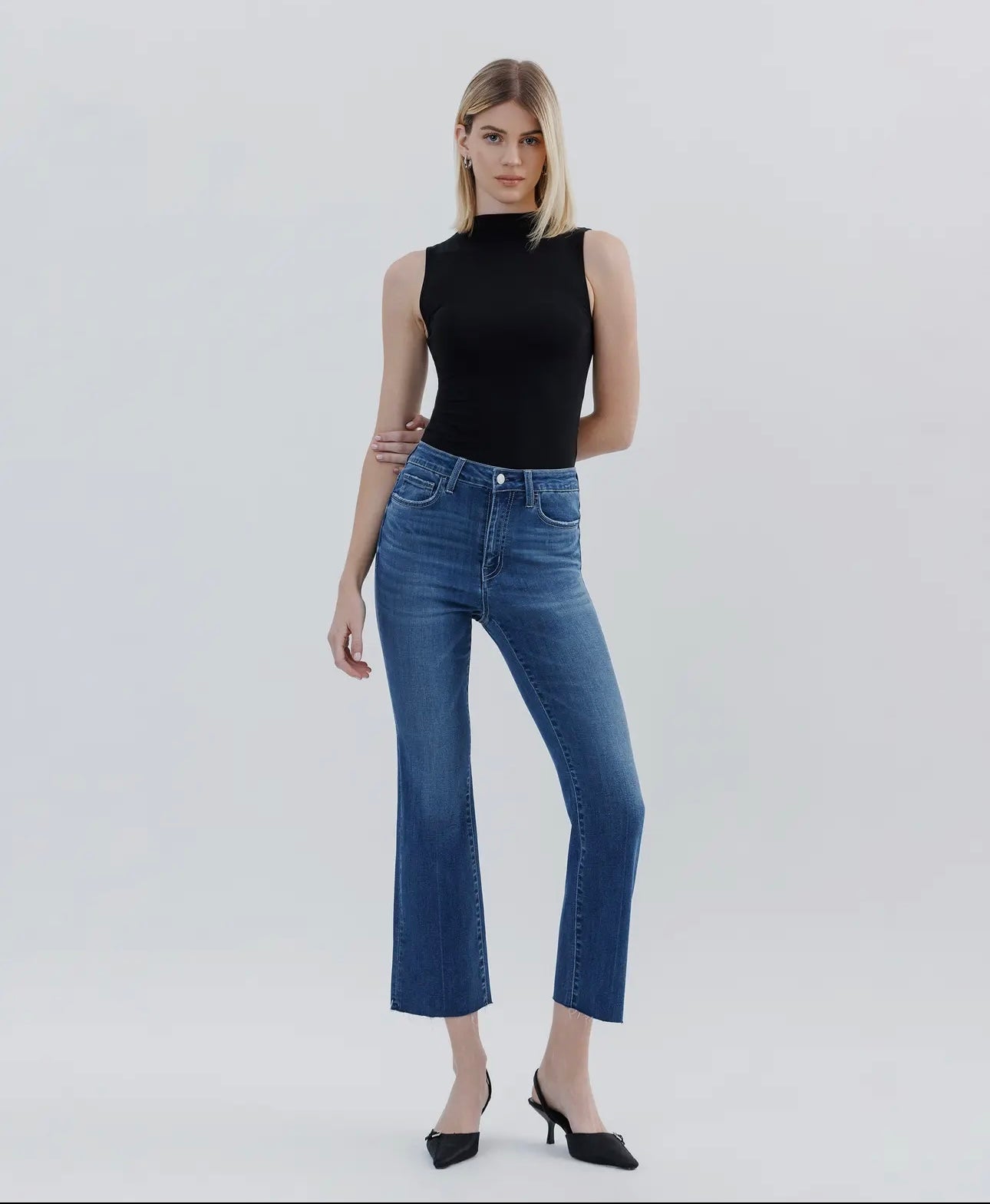 Ivy High Rise Kick Flare | LOVERVET