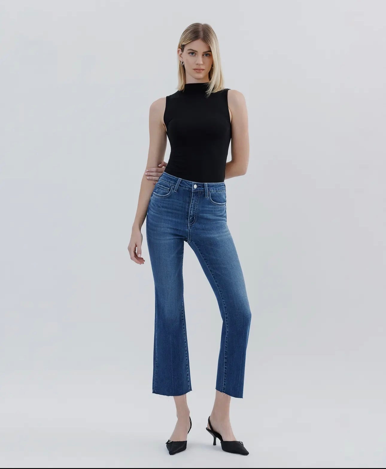 Ivy High Rise Kick Flare | LOVERVET