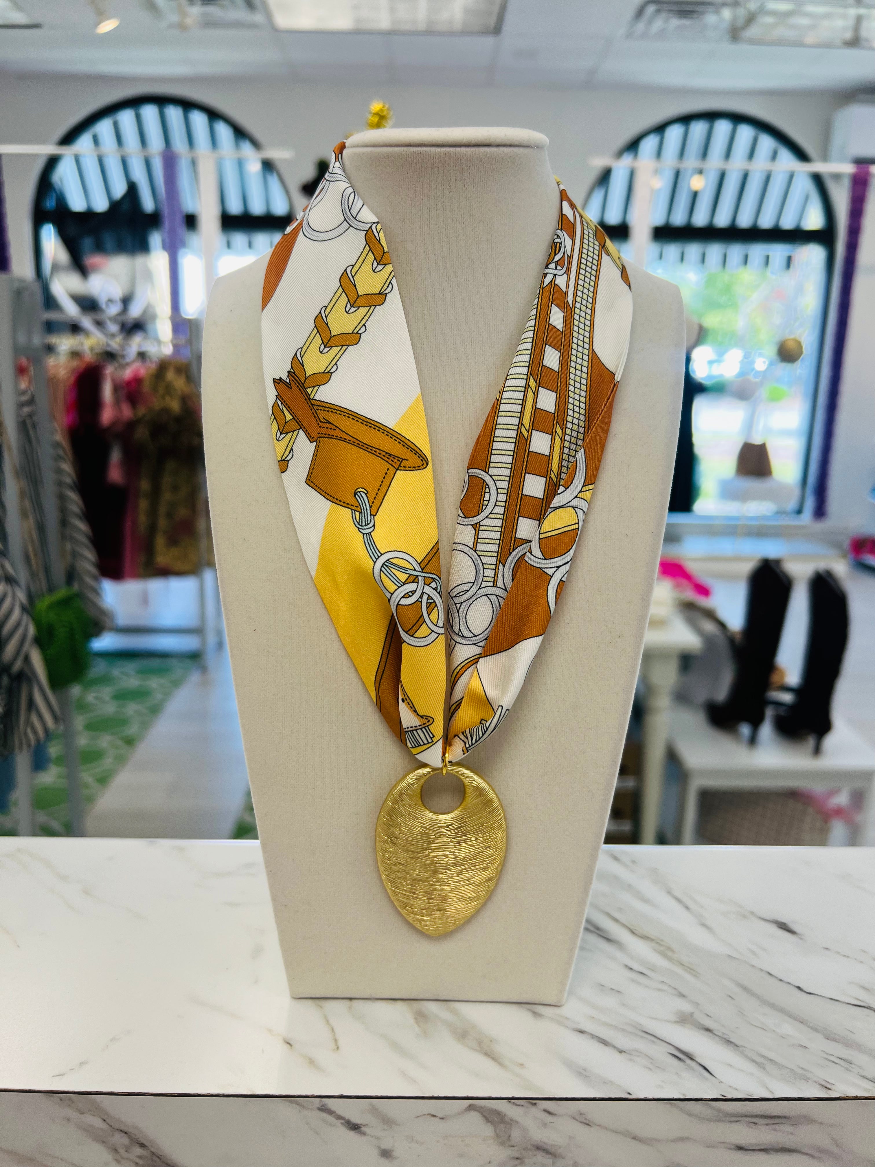 Reed Scarf Necklace