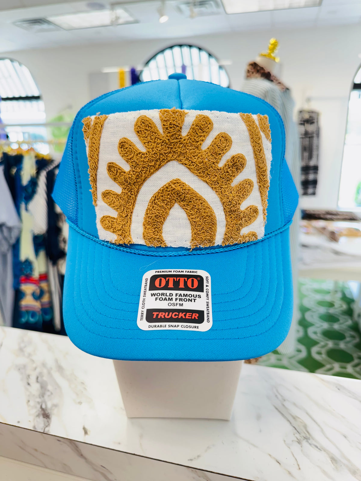 ORIJINAL Trucker in Blue - Tan/White Patch